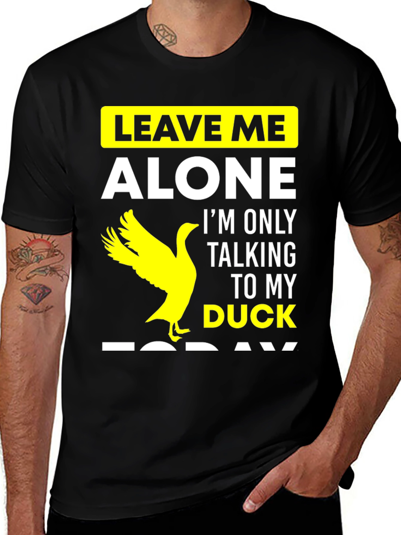 Leave Me Alone Duck T-Shirt