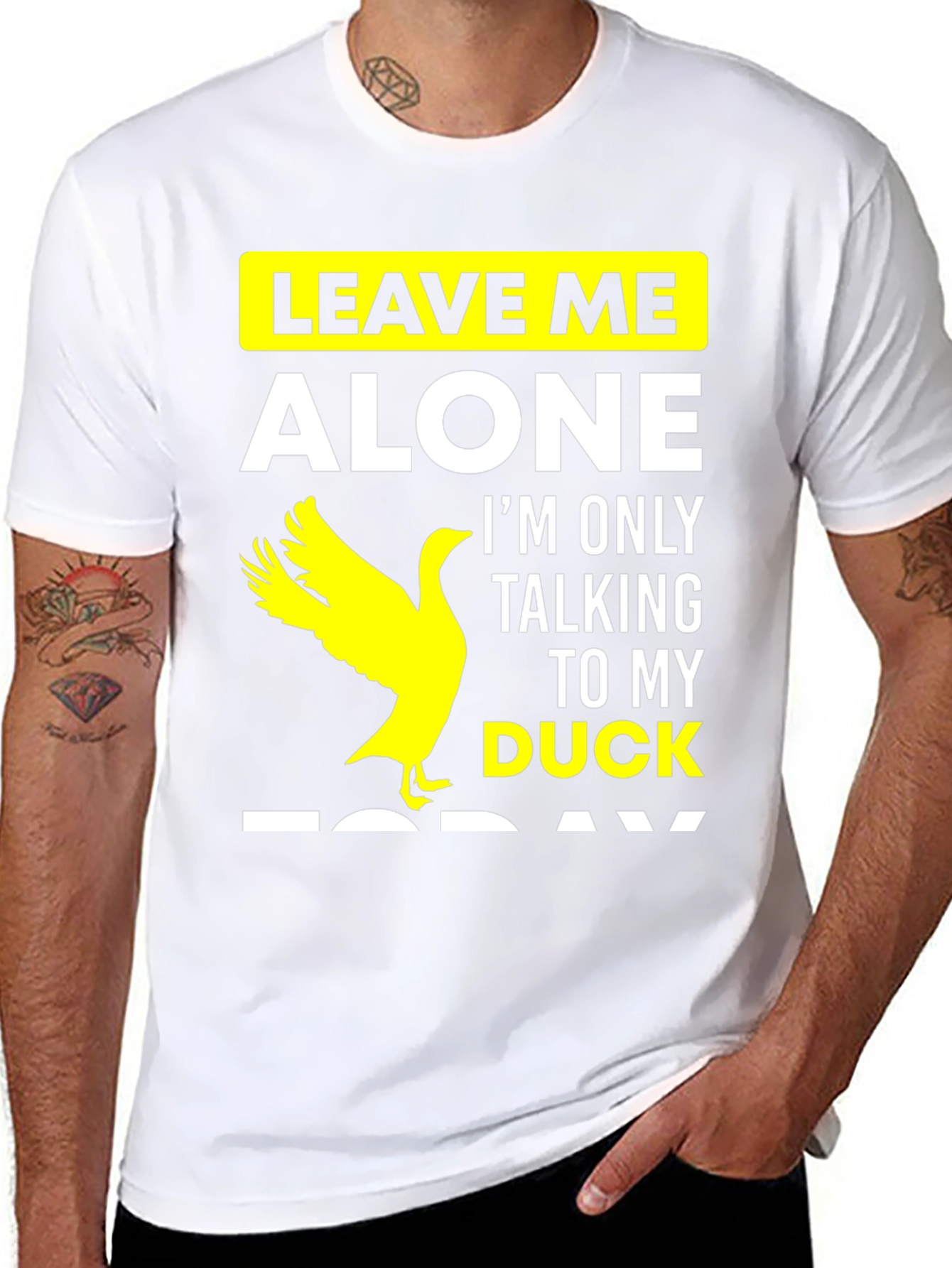 Leave Me Alone Duck T-Shirt