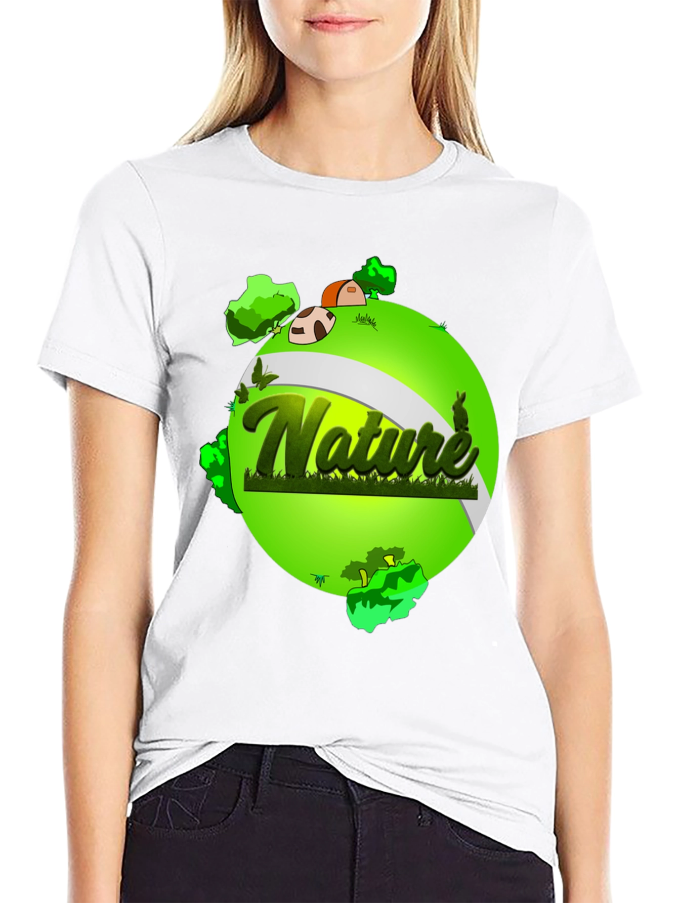 Nature Graphic T-Shirt - Earth Design