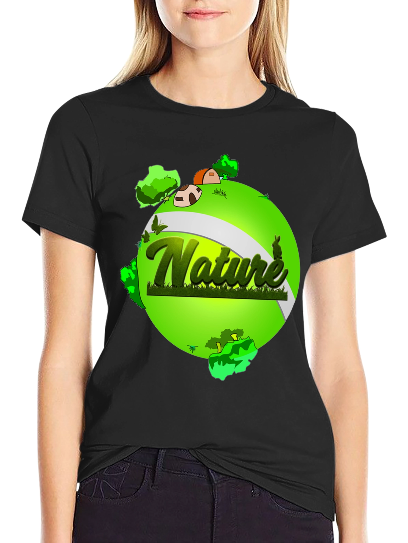 Nature Graphic T-Shirt - Earth Design