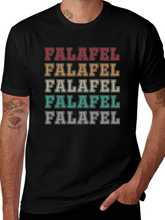 Falafel Stacked Graphic Tee - Stylish & Unique T-Shirt