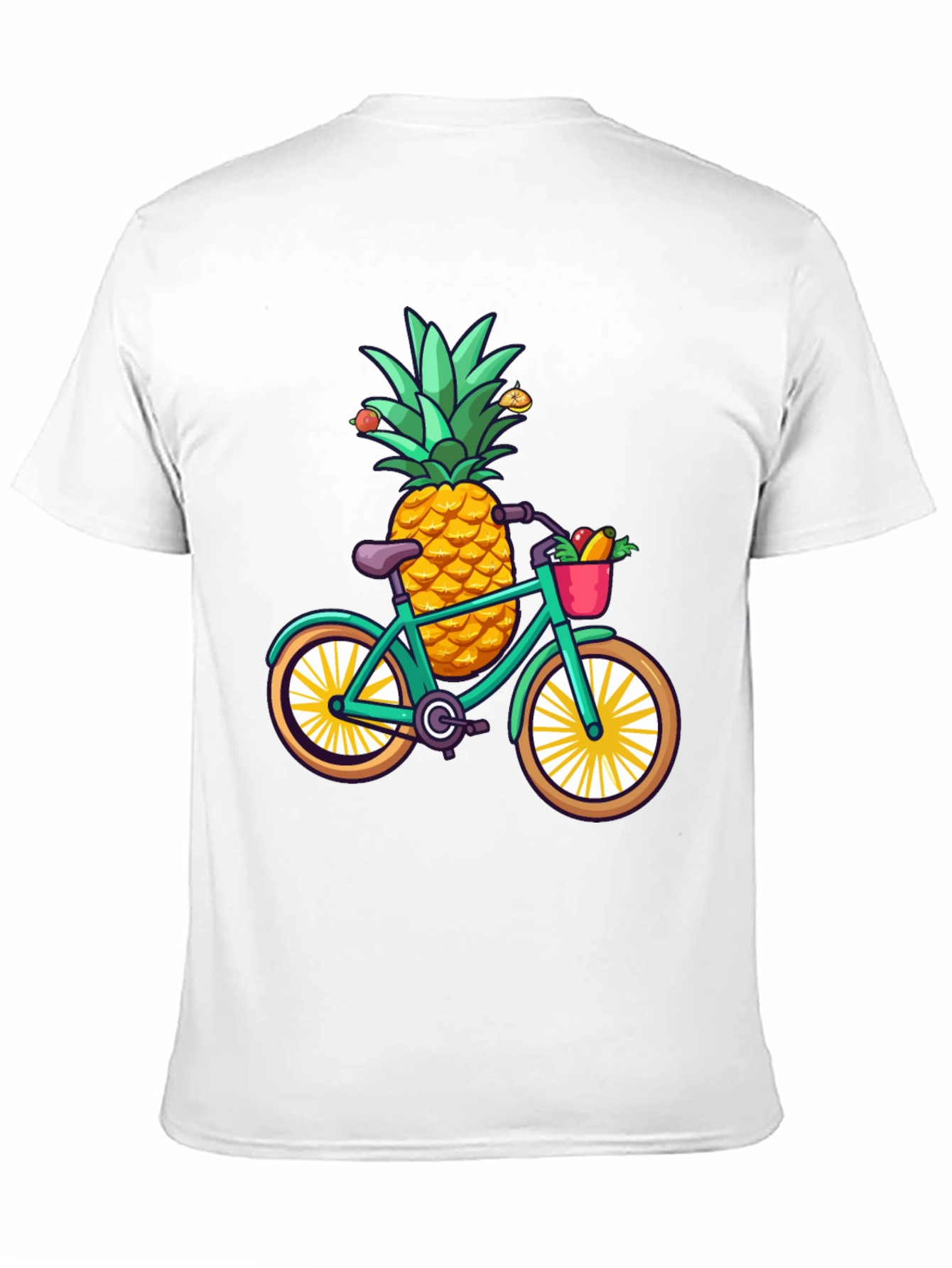 Pineapple on Bicycle Graphic Tee