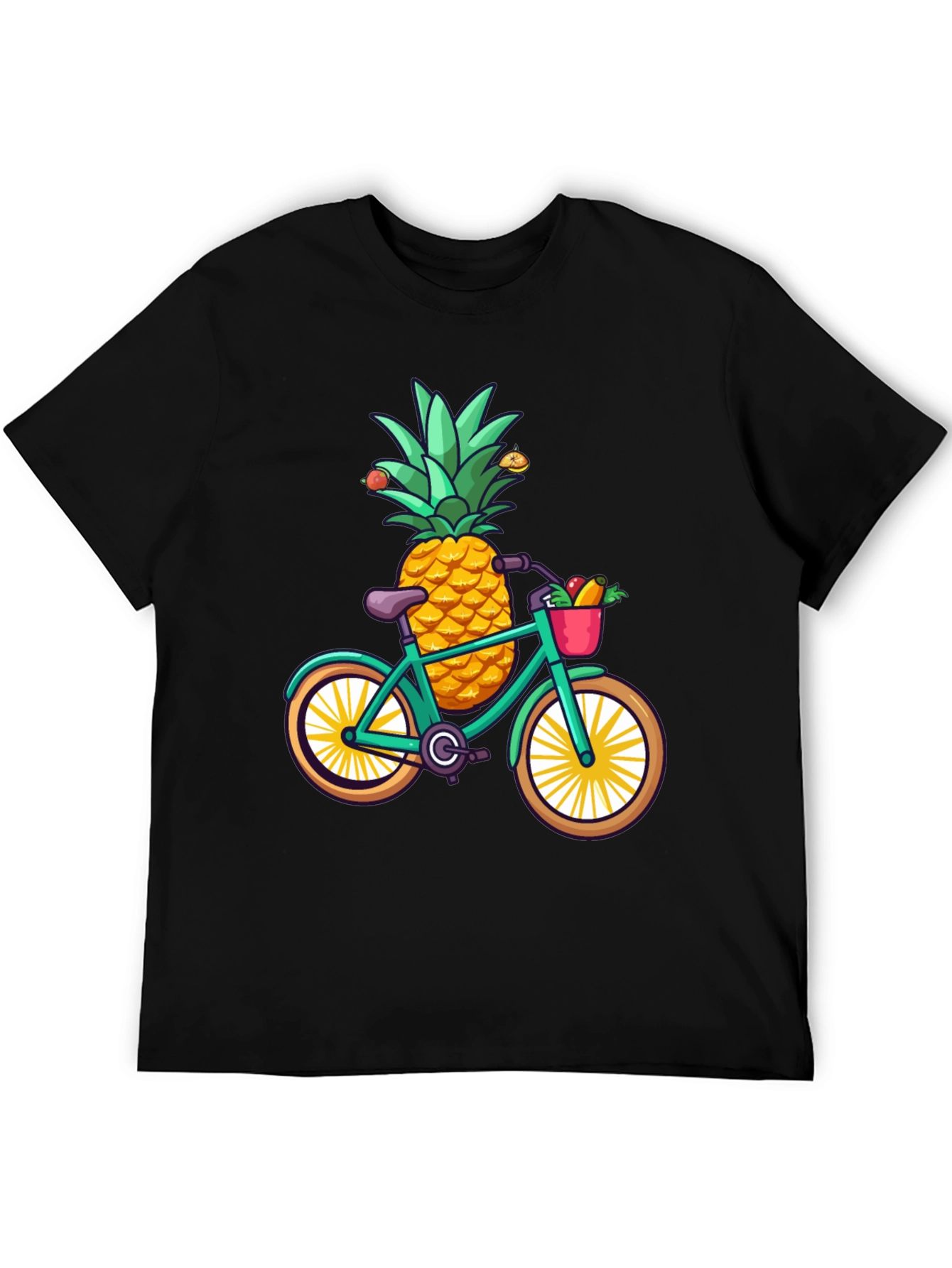 Pineapple on Bicycle Graphic Tee