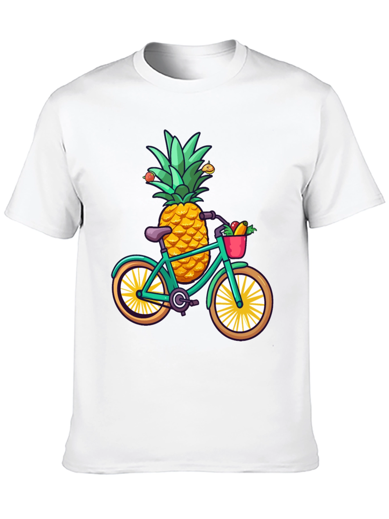 Pineapple on Bicycle Graphic Tee