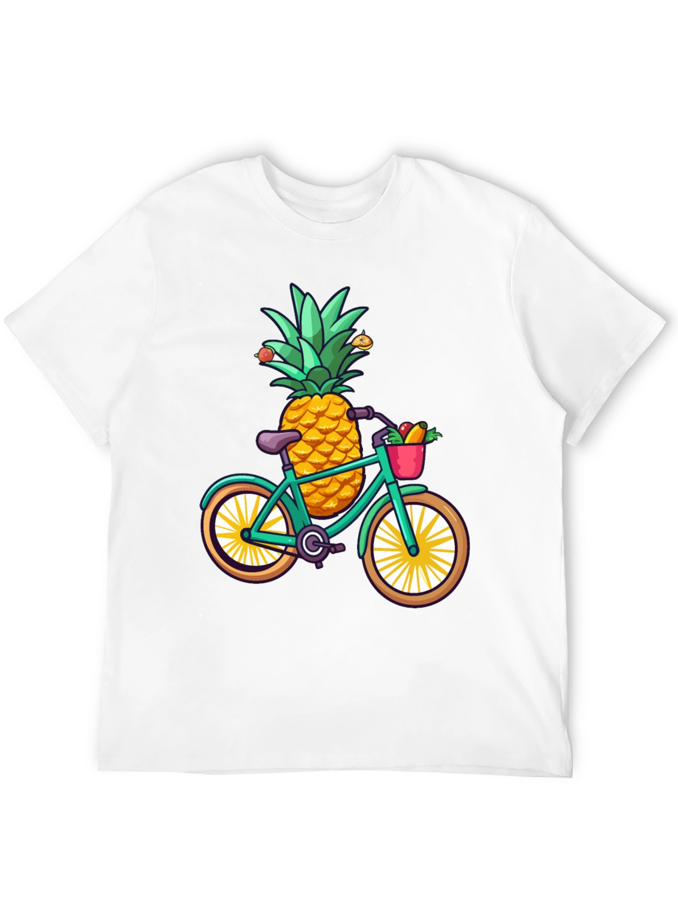 Pineapple on Bicycle Graphic Tee