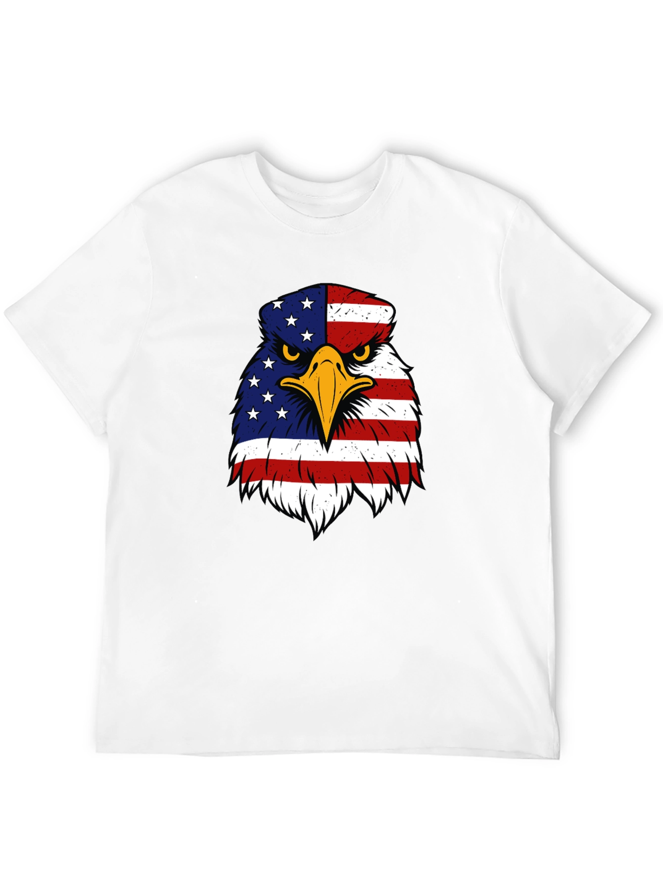Patriotic Eagle USA Flag Graphic T-Shirt