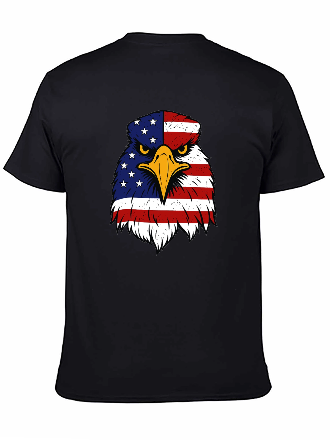 Patriotic Eagle USA Flag Graphic T-Shirt