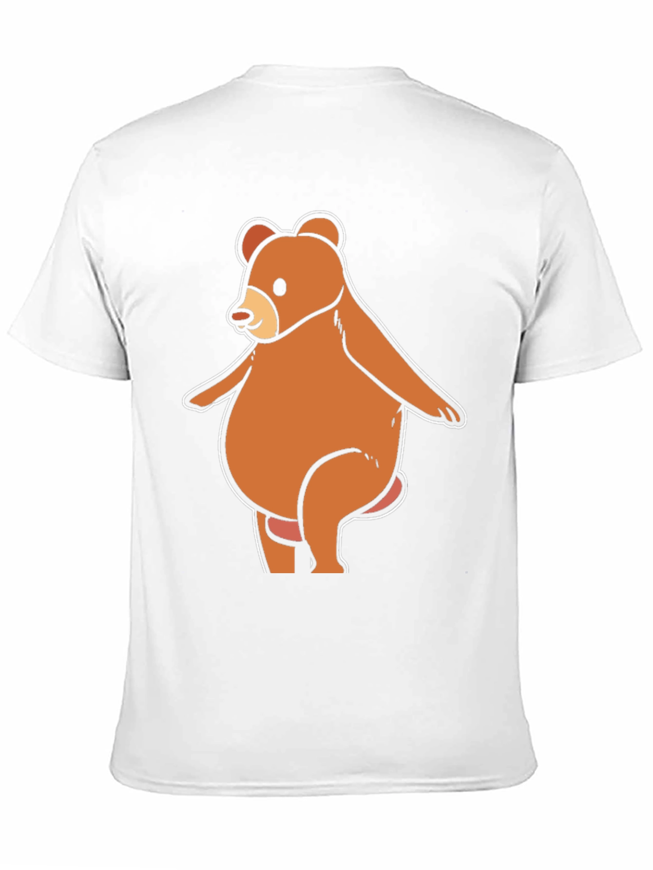 Funny Bear Graphic T-Shirt - Casual Black Tee