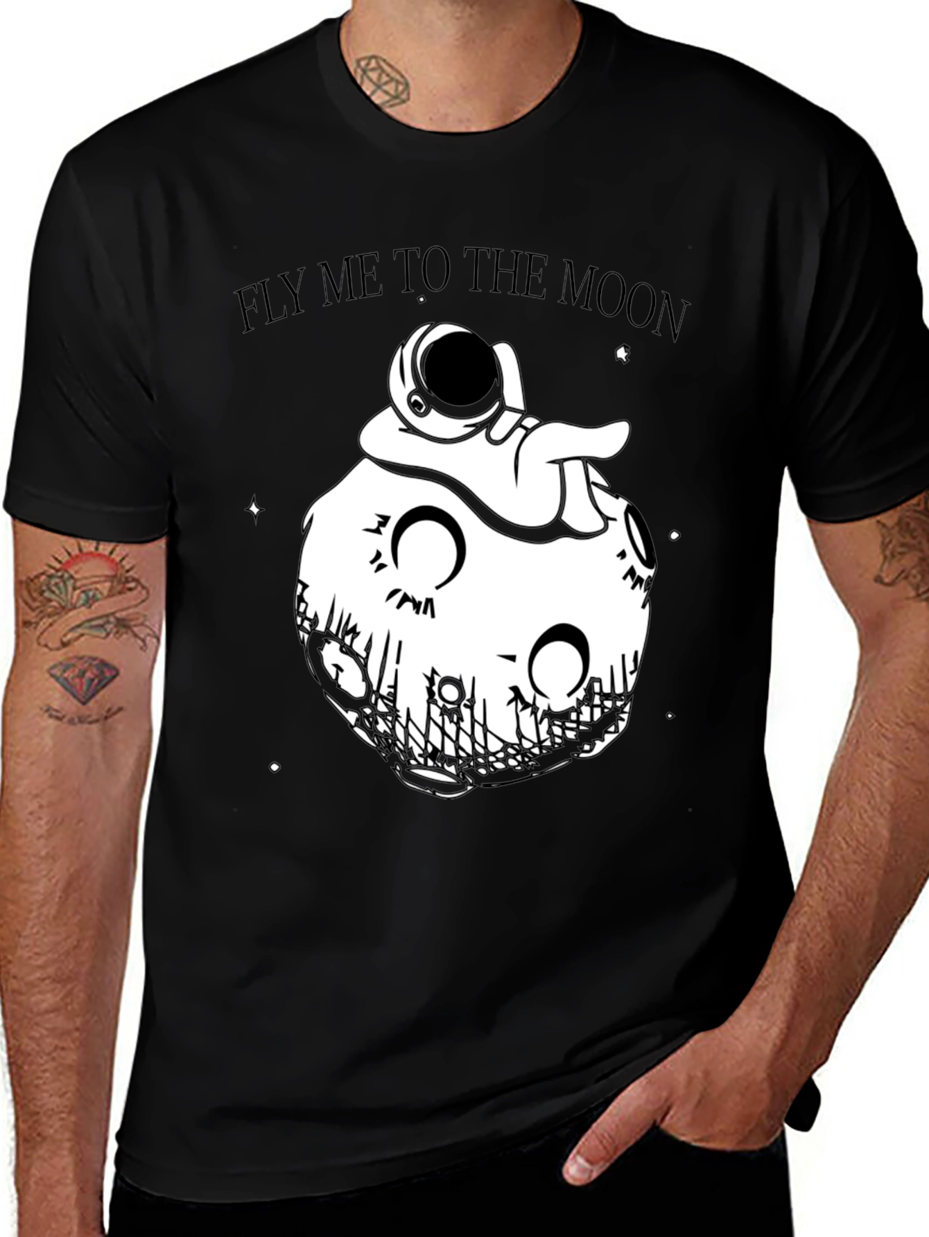 Fly Me to the Moon Graphic T-Shirt