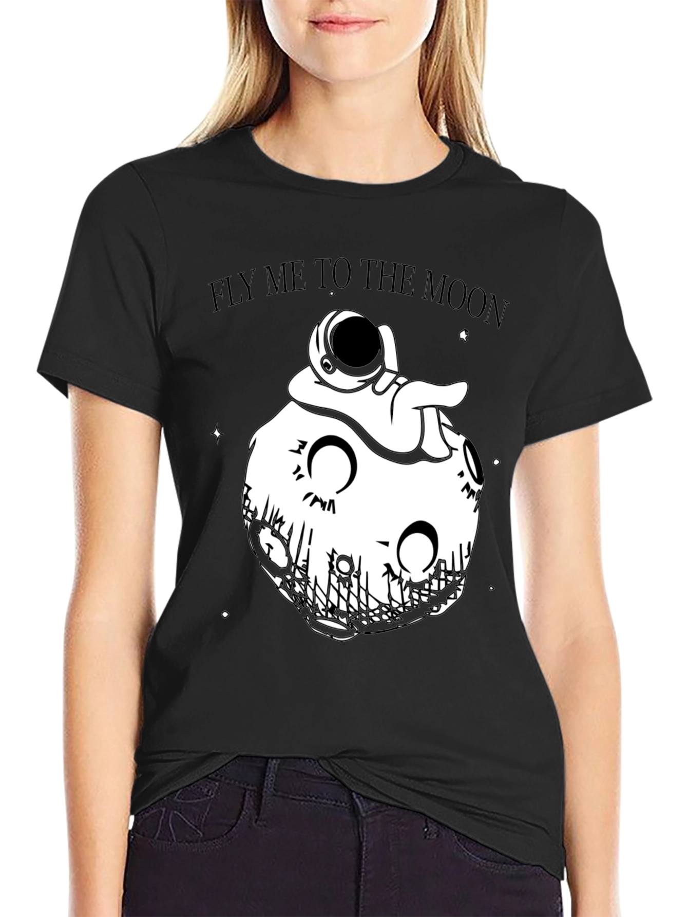 Fly Me to the Moon Graphic T-Shirt