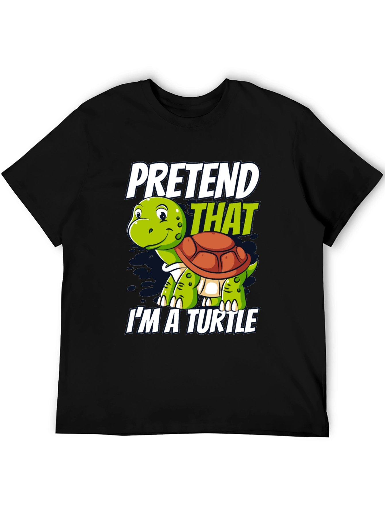 Pretend Im A Turtle Novelty T-Shirt