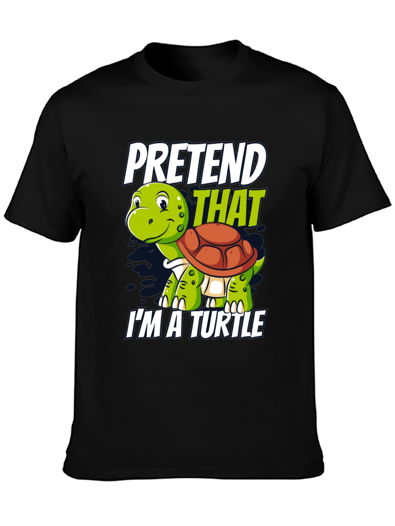 Pretend Im A Turtle Novelty T-Shirt