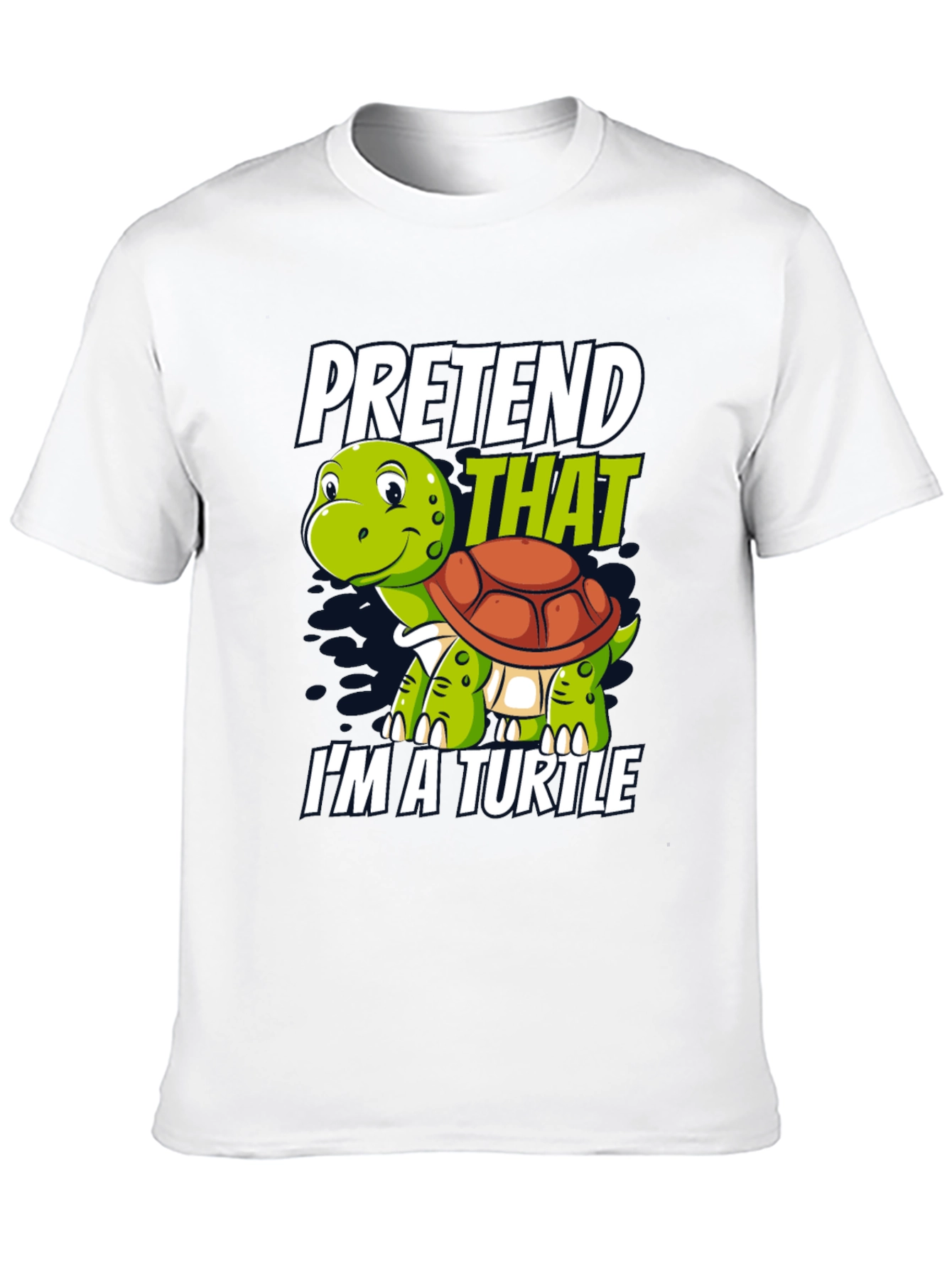 Pretend Im A Turtle Novelty T-Shirt