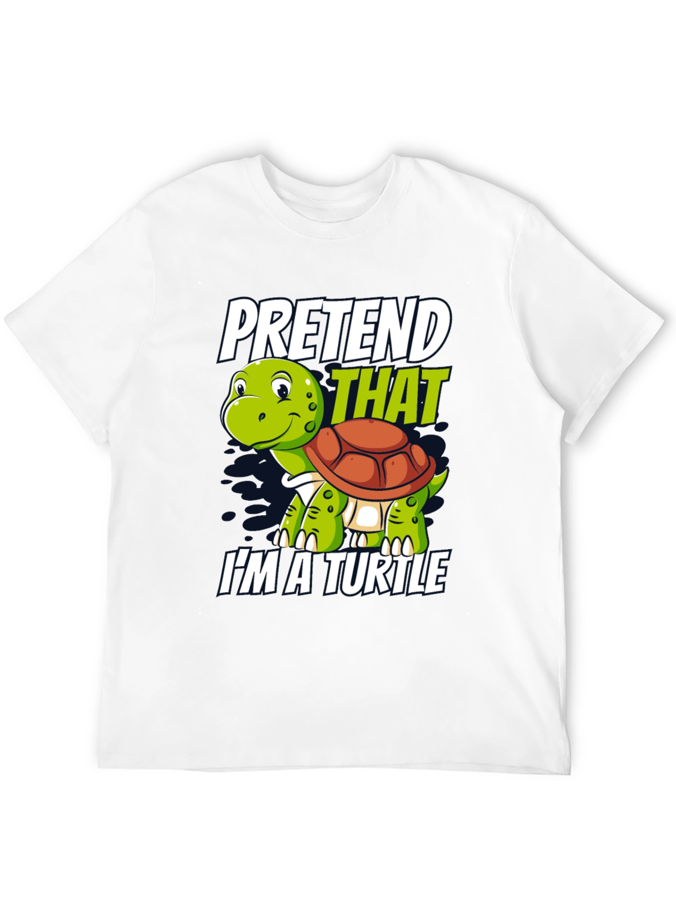Pretend Im A Turtle Novelty T-Shirt