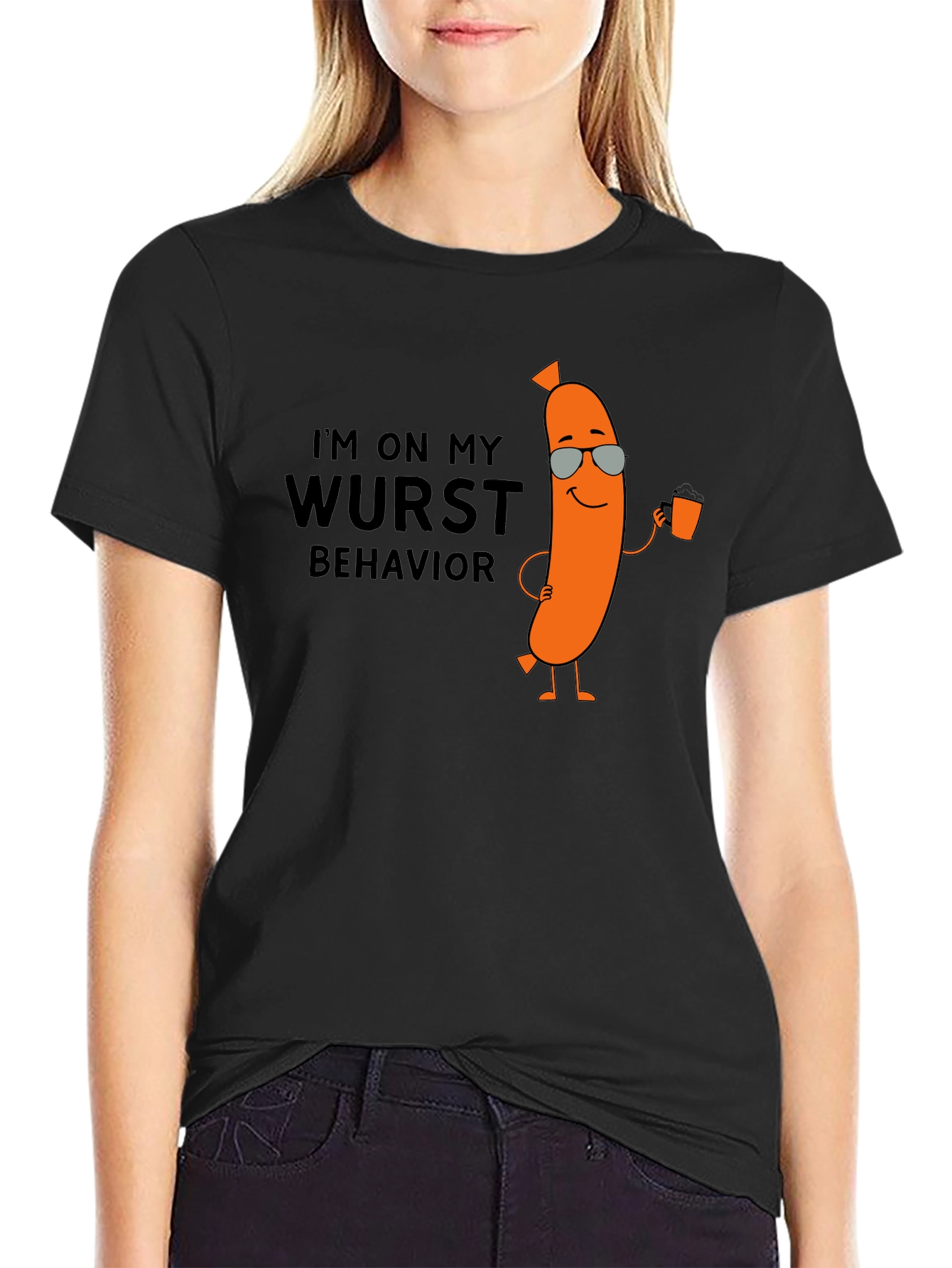 Wurst Behavior T-Shirt - Funny Sausage Tee