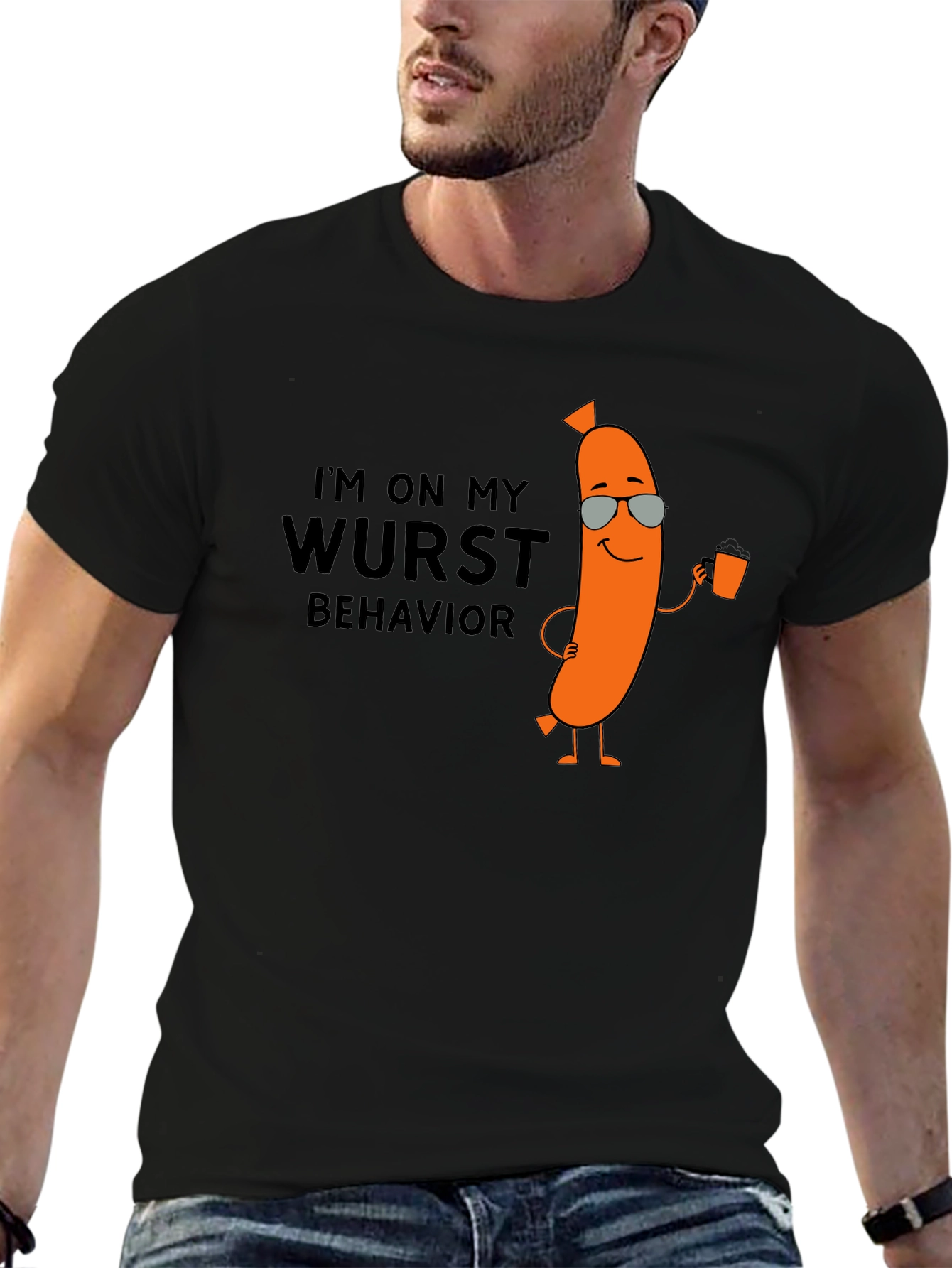 Wurst Behavior T-Shirt - Funny Sausage Tee