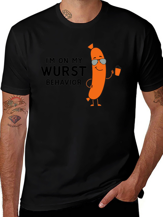 Wurst Behavior T-Shirt - Funny Sausage Tee
