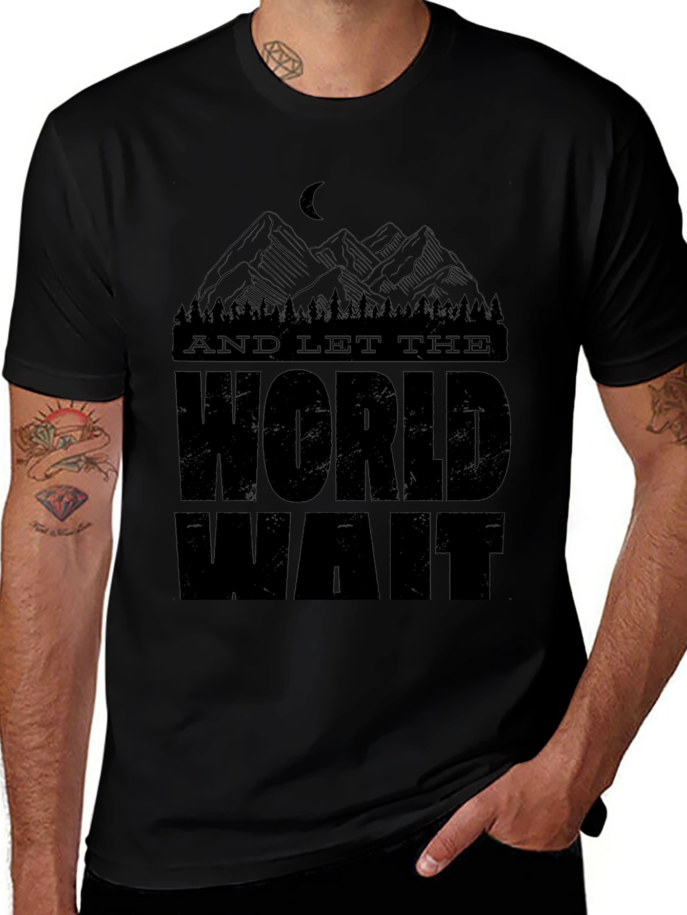 And Let the World Wait Graphic T-Shirt
