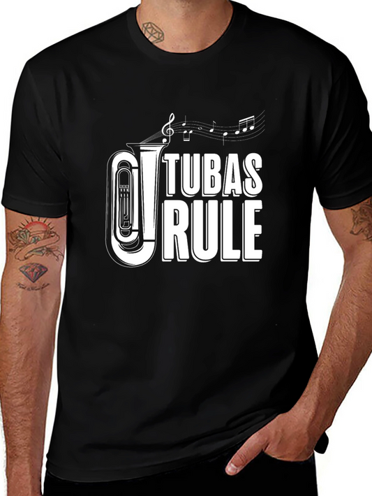 Tuba Rule Graphic T-Shirt - Band Music Tee