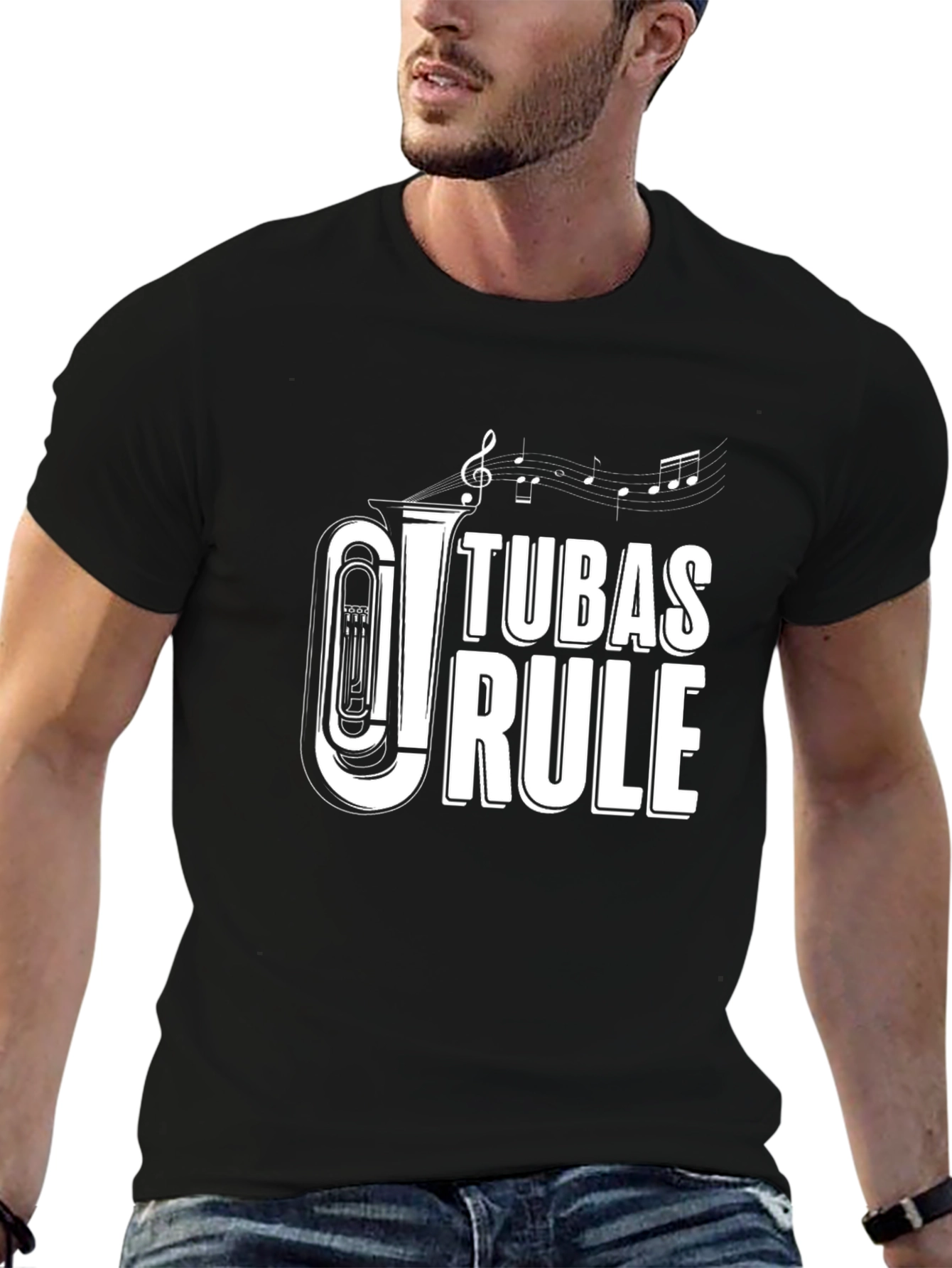 Tuba Rule Graphic T-Shirt - Band Music Tee