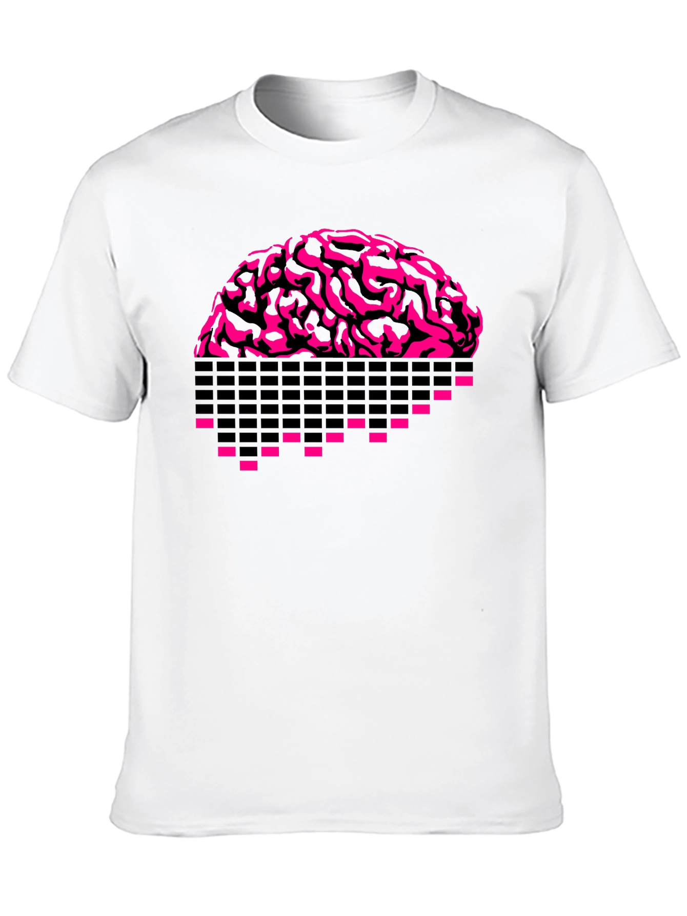 Pixel Brain Black T-Shirt