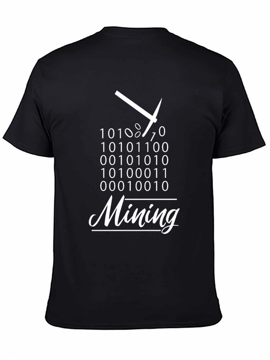 Bitcoin Mining Binary Code T-Shirt