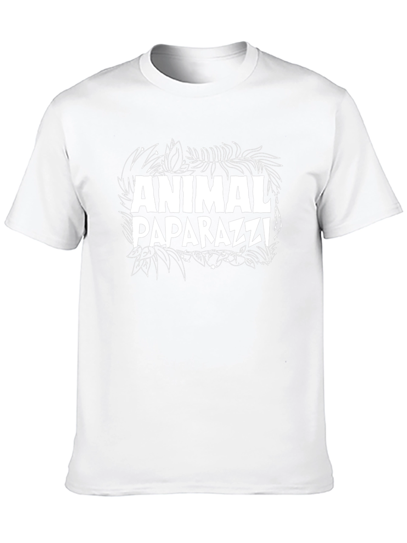 Animal Paparazzi Graphic Tee - Black Cotton T-Shirt