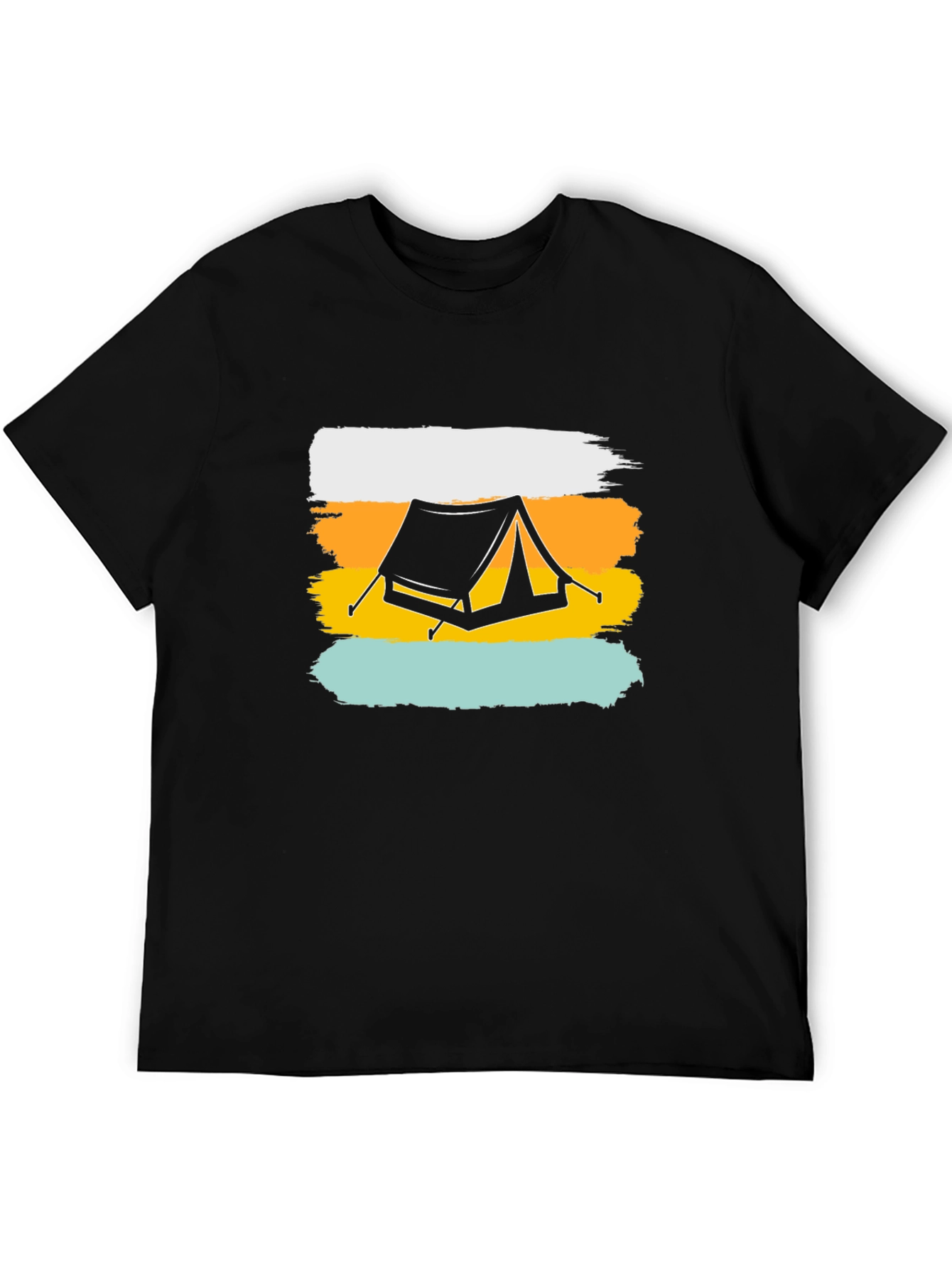 Camping Tent Graphic Tee - Outdoor Adventure Shirt