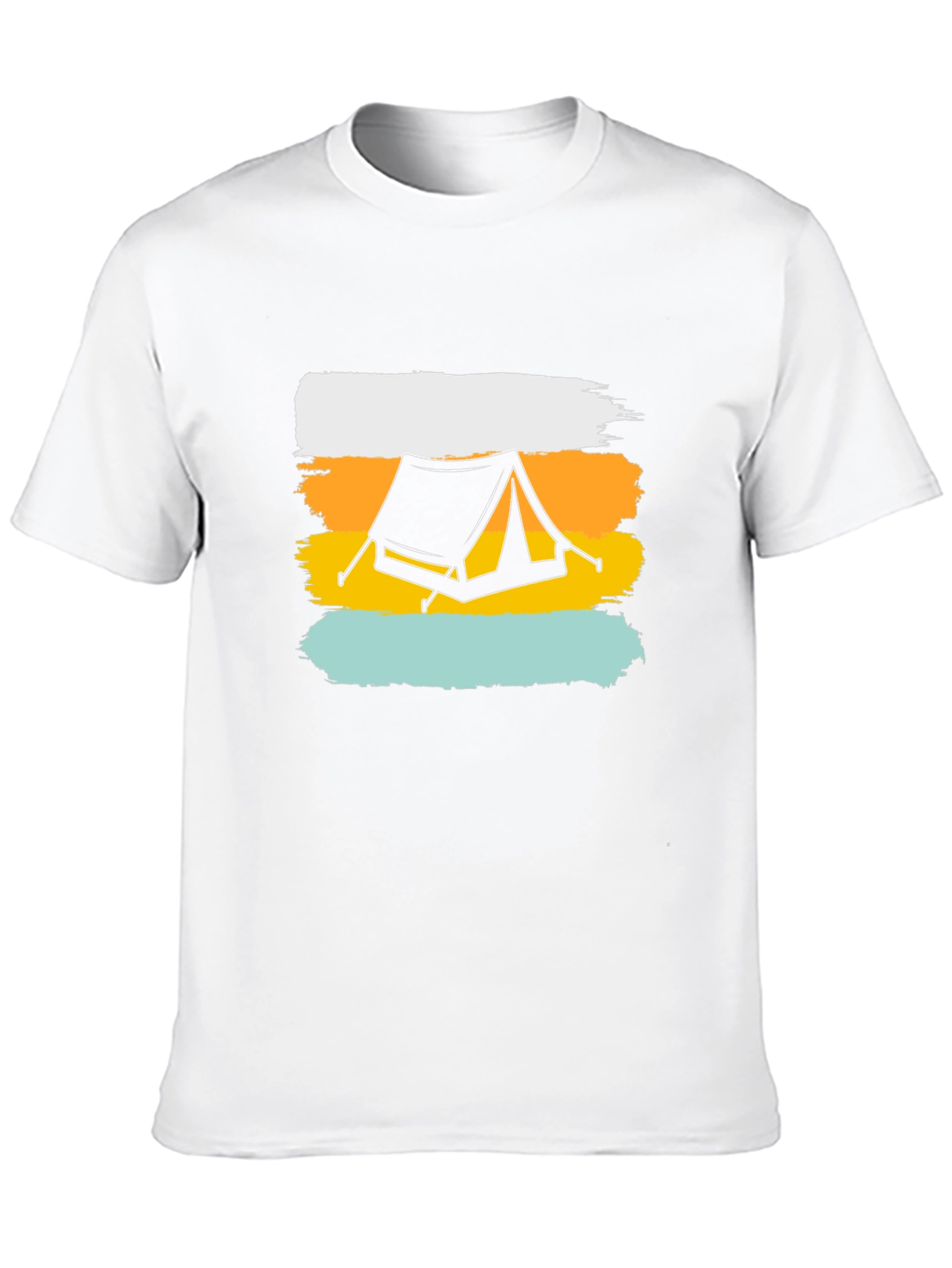 Camping Tent Graphic Tee - Outdoor Adventure Shirt
