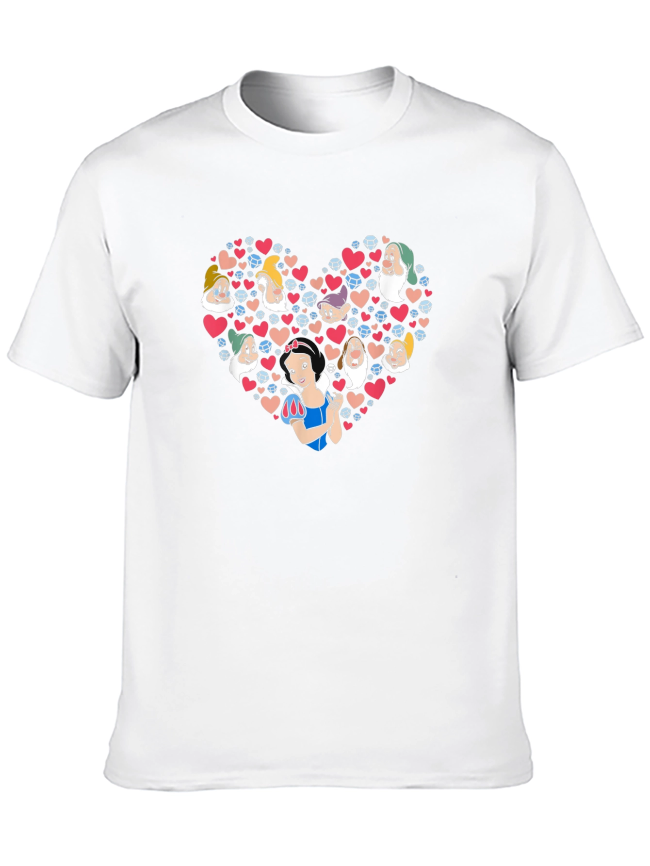 Snow White Heart Graphic Tee