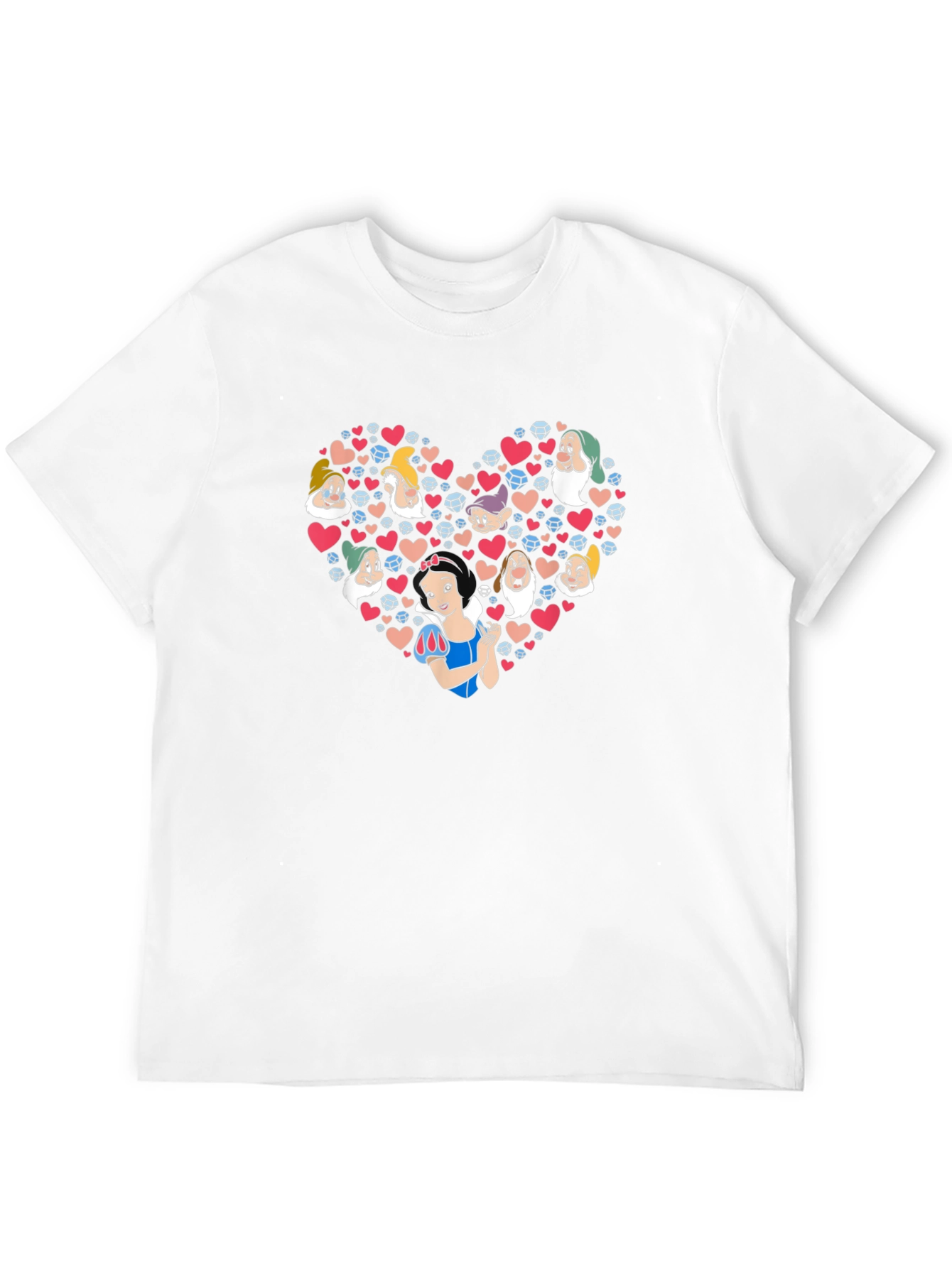 Snow White Heart Graphic Tee