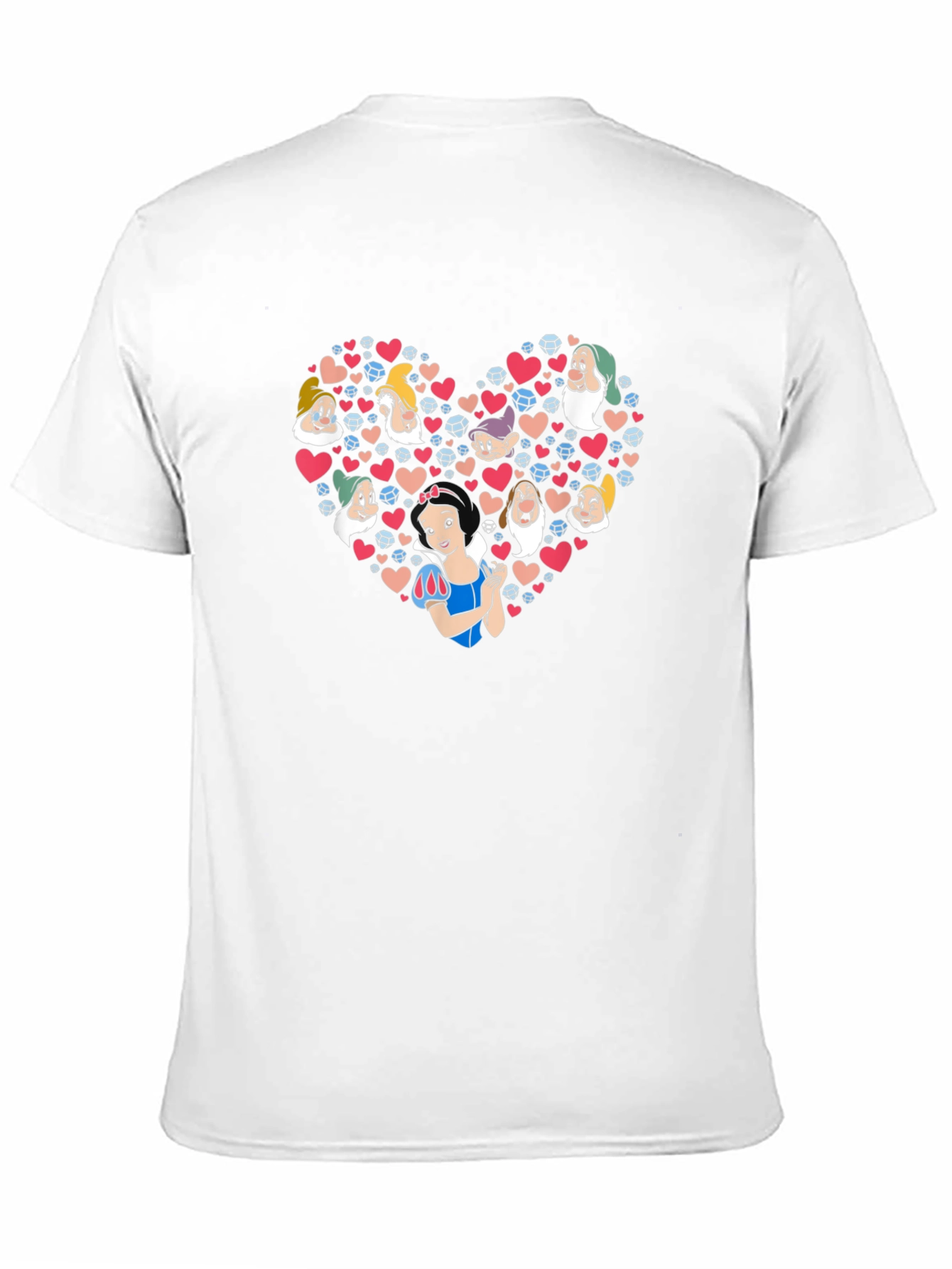 Snow White Heart Graphic Tee