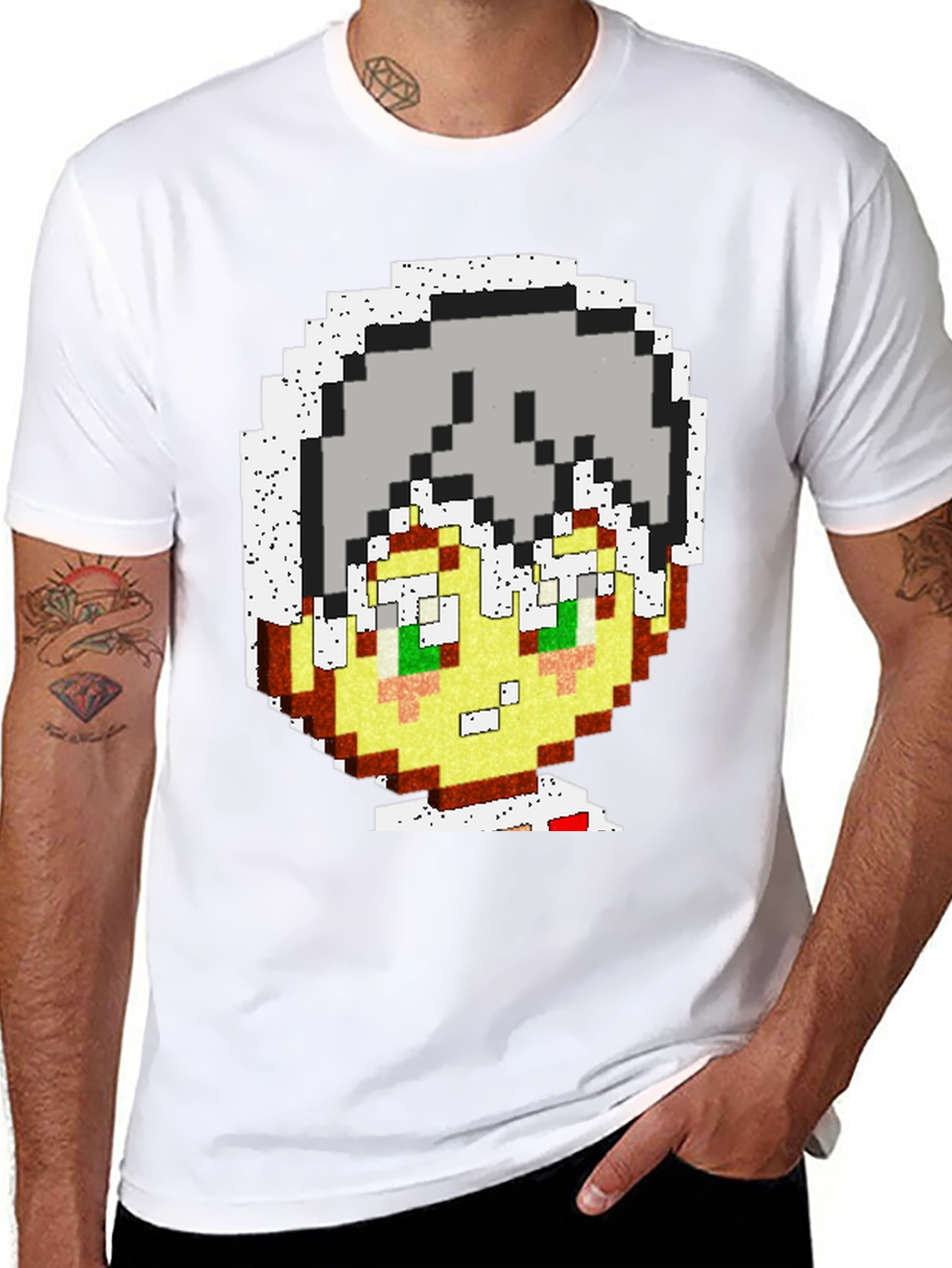 Pixel Art Character Graphic Tee