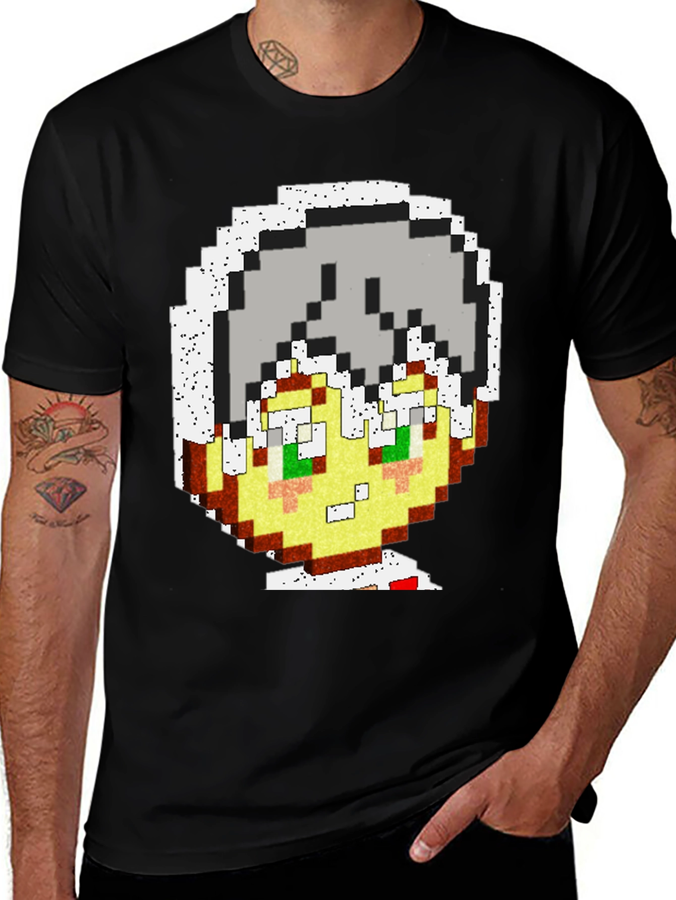 Pixel Art Character Graphic Tee