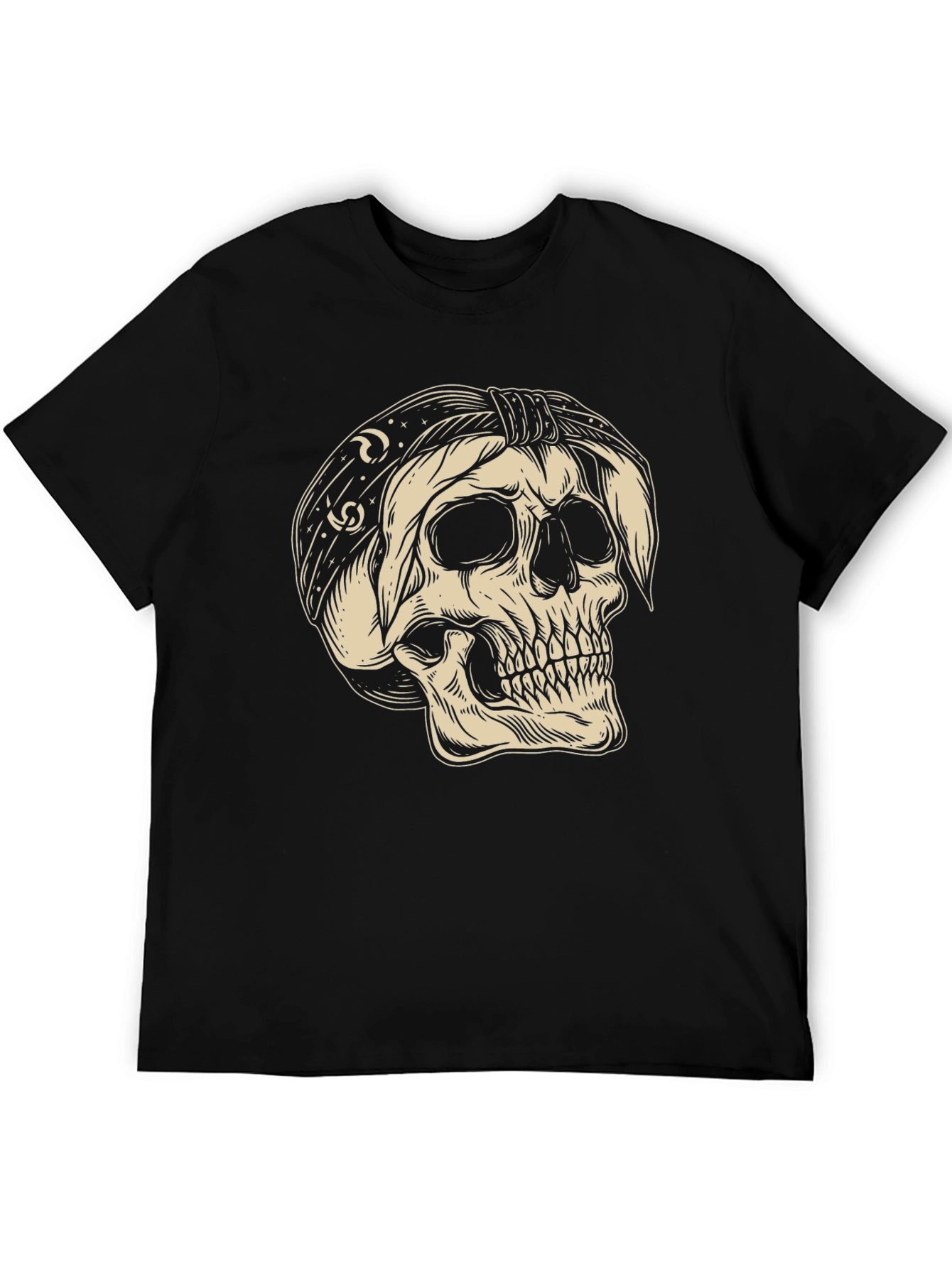 Skull Bandana Graphic T-Shirt