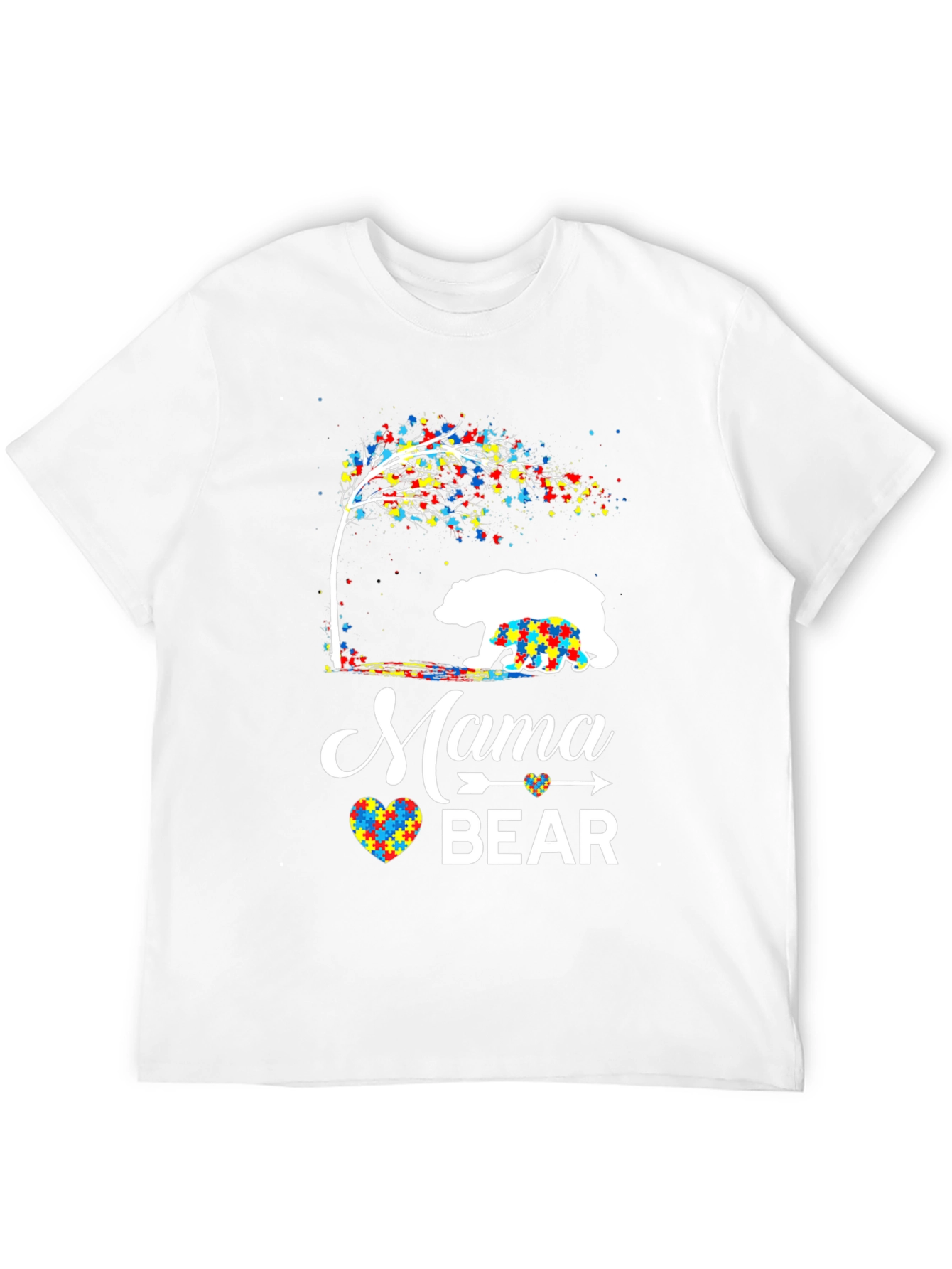 Mama Bear Autism Awareness T-Shirt