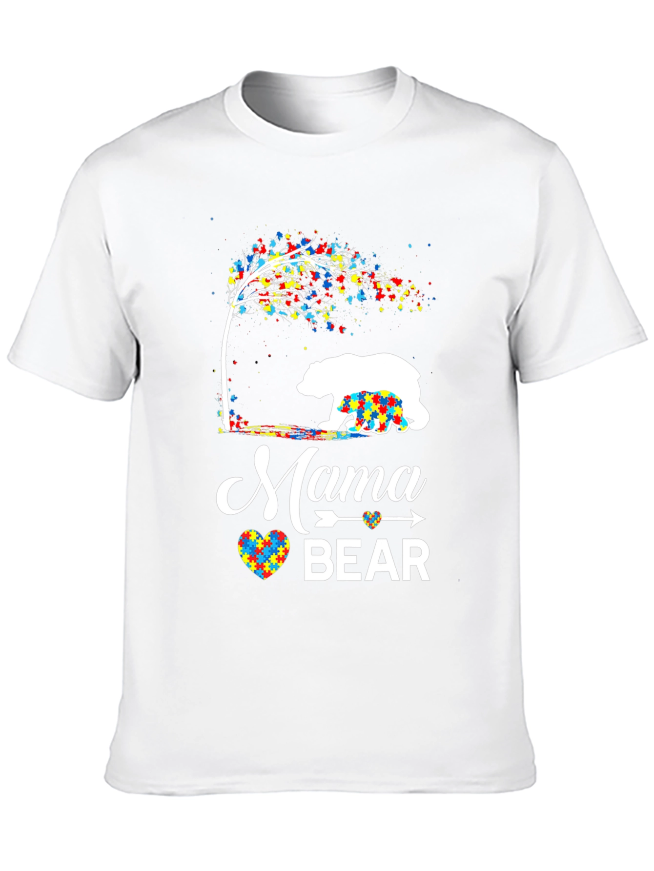 Mama Bear Autism Awareness T-Shirt