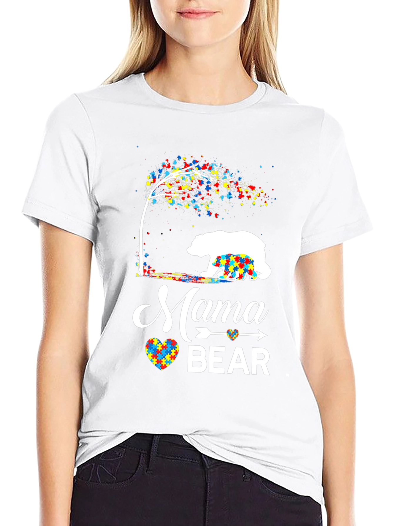 Mama Bear Autism Awareness T-Shirt