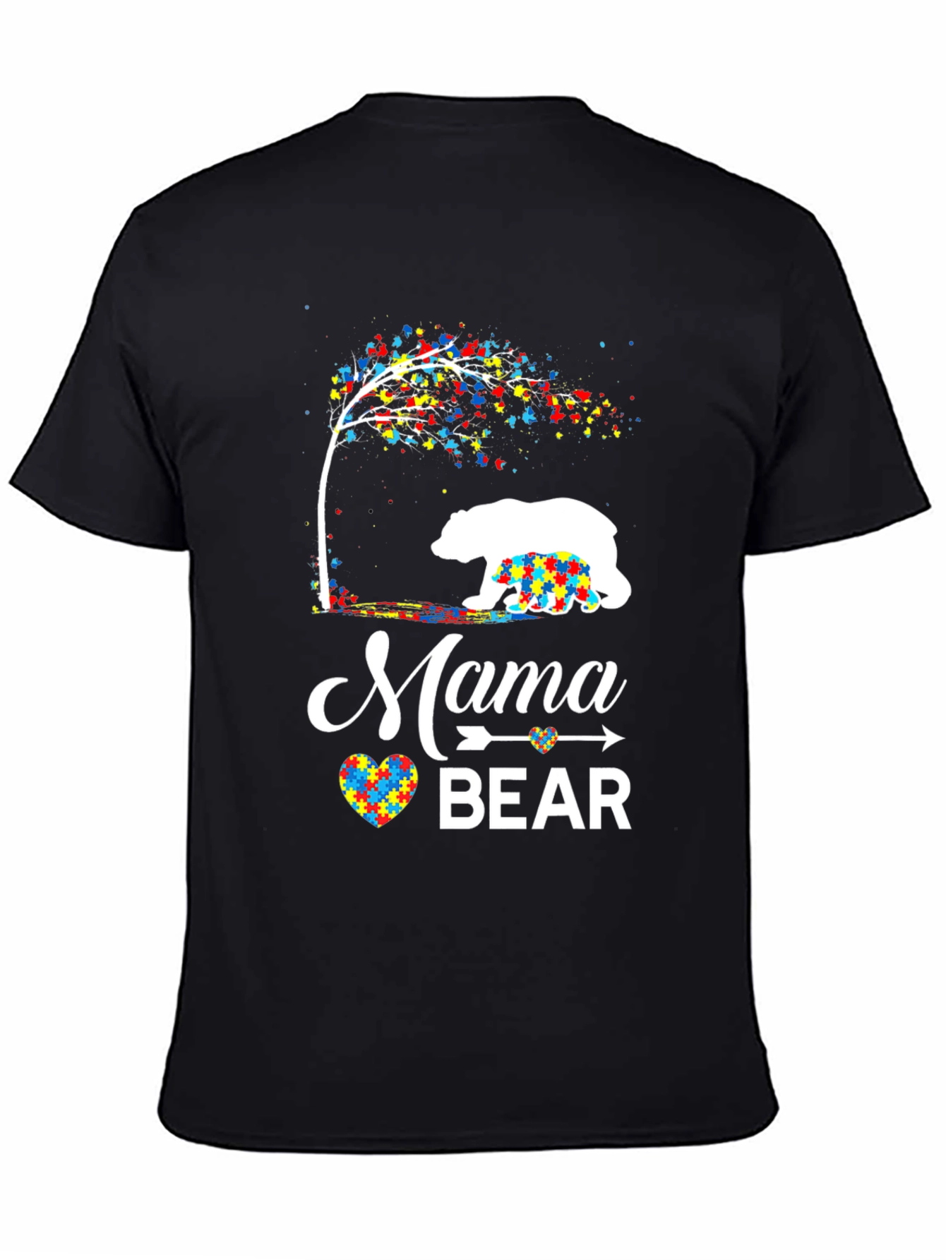 Mama Bear Autism Awareness T-Shirt