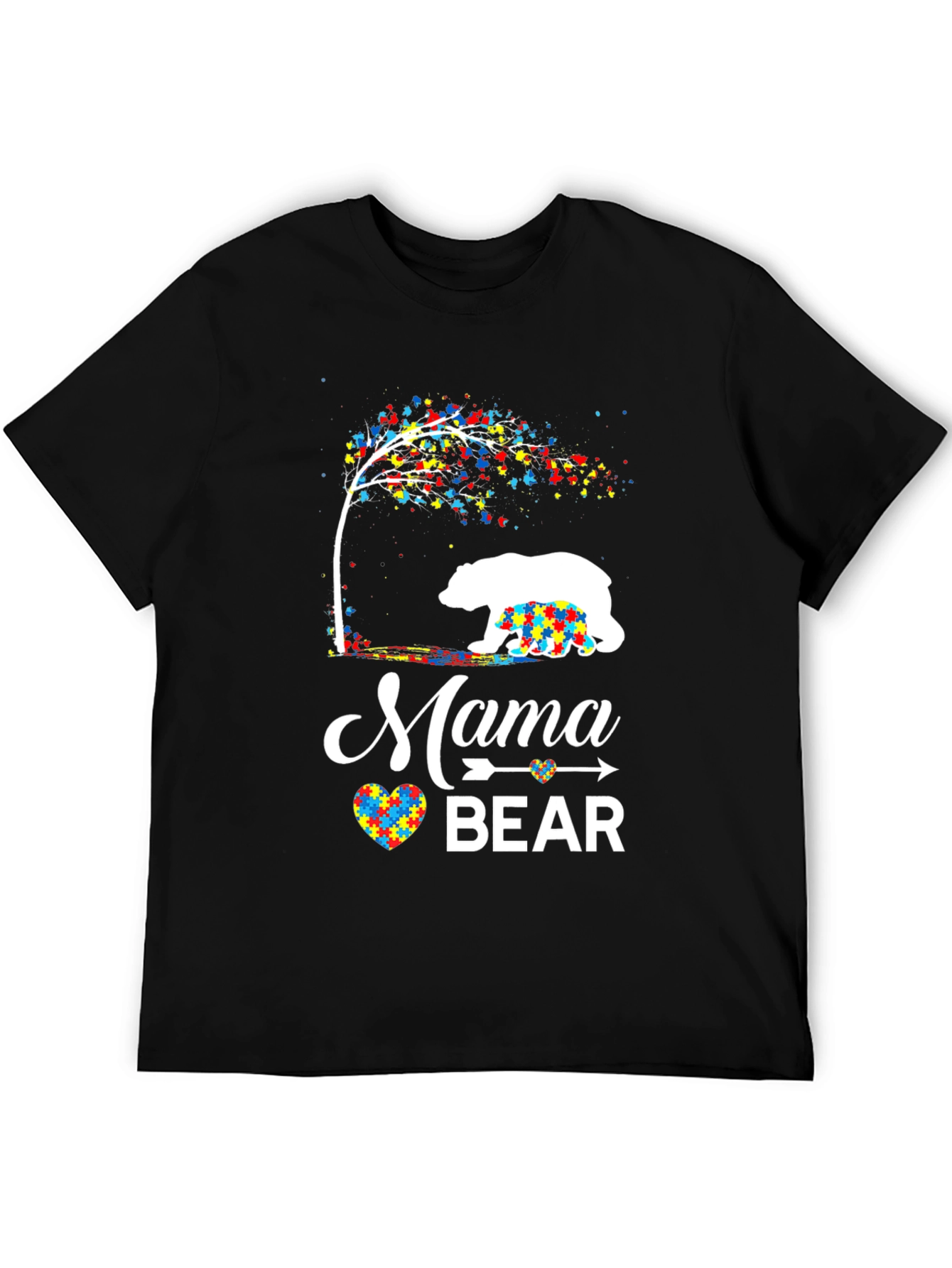 Mama Bear Autism Awareness T-Shirt