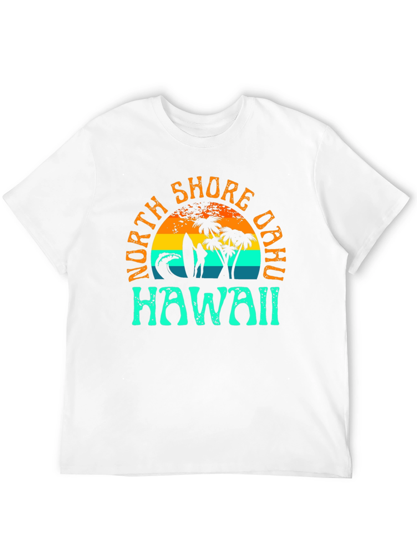 North Shore Oahu Hawaii Graphic T-Shirt