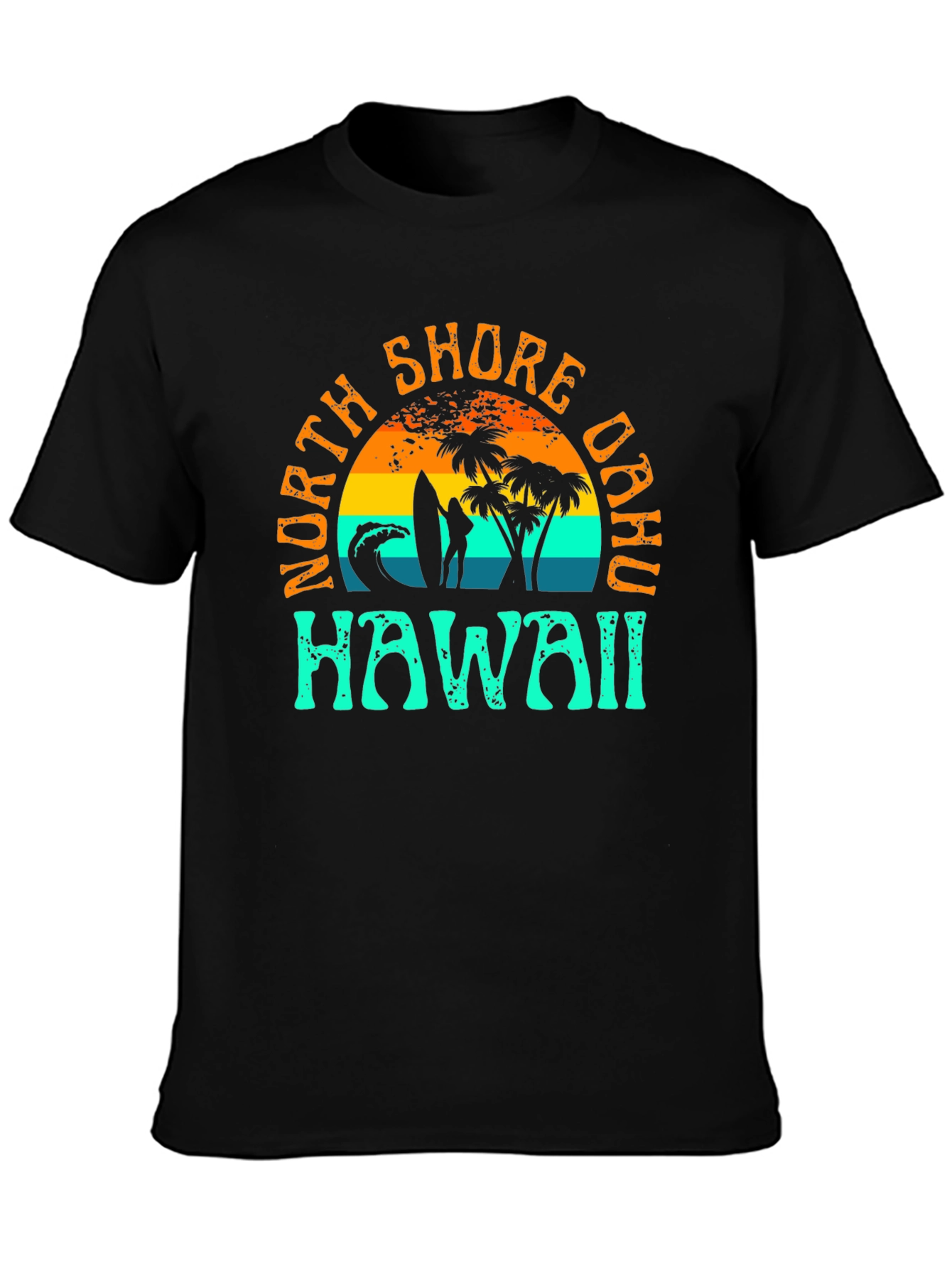 North Shore Oahu Hawaii Graphic T-Shirt