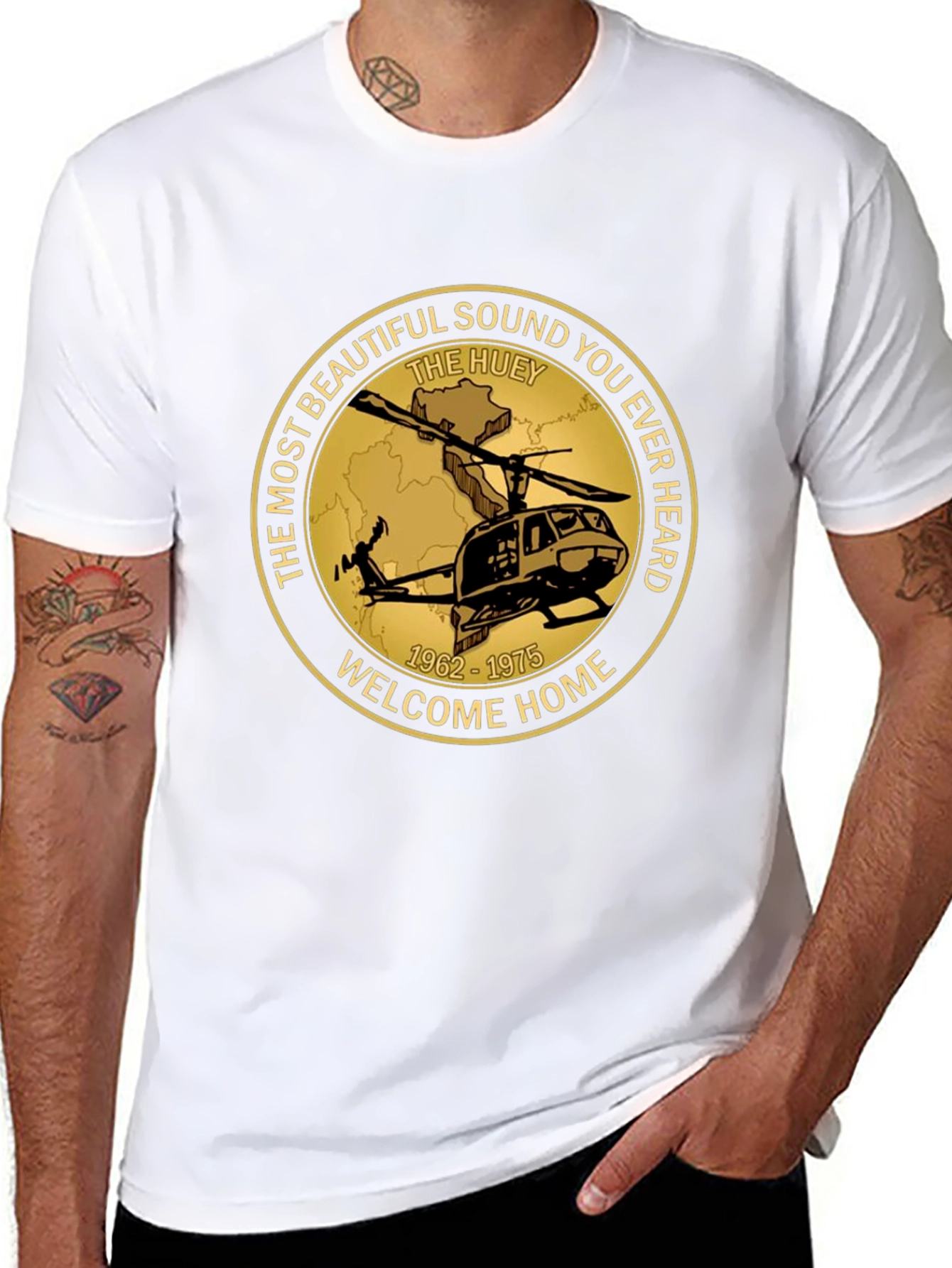 The Huey - Welcome Home Black T-Shirt