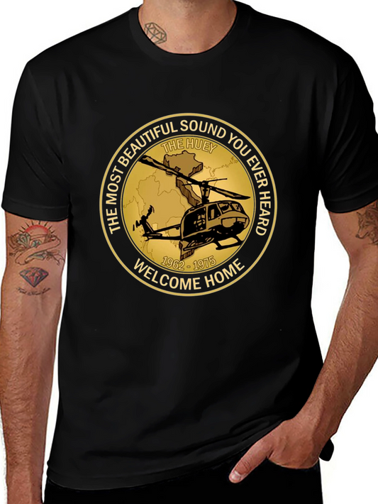 The Huey - Welcome Home Black T-Shirt