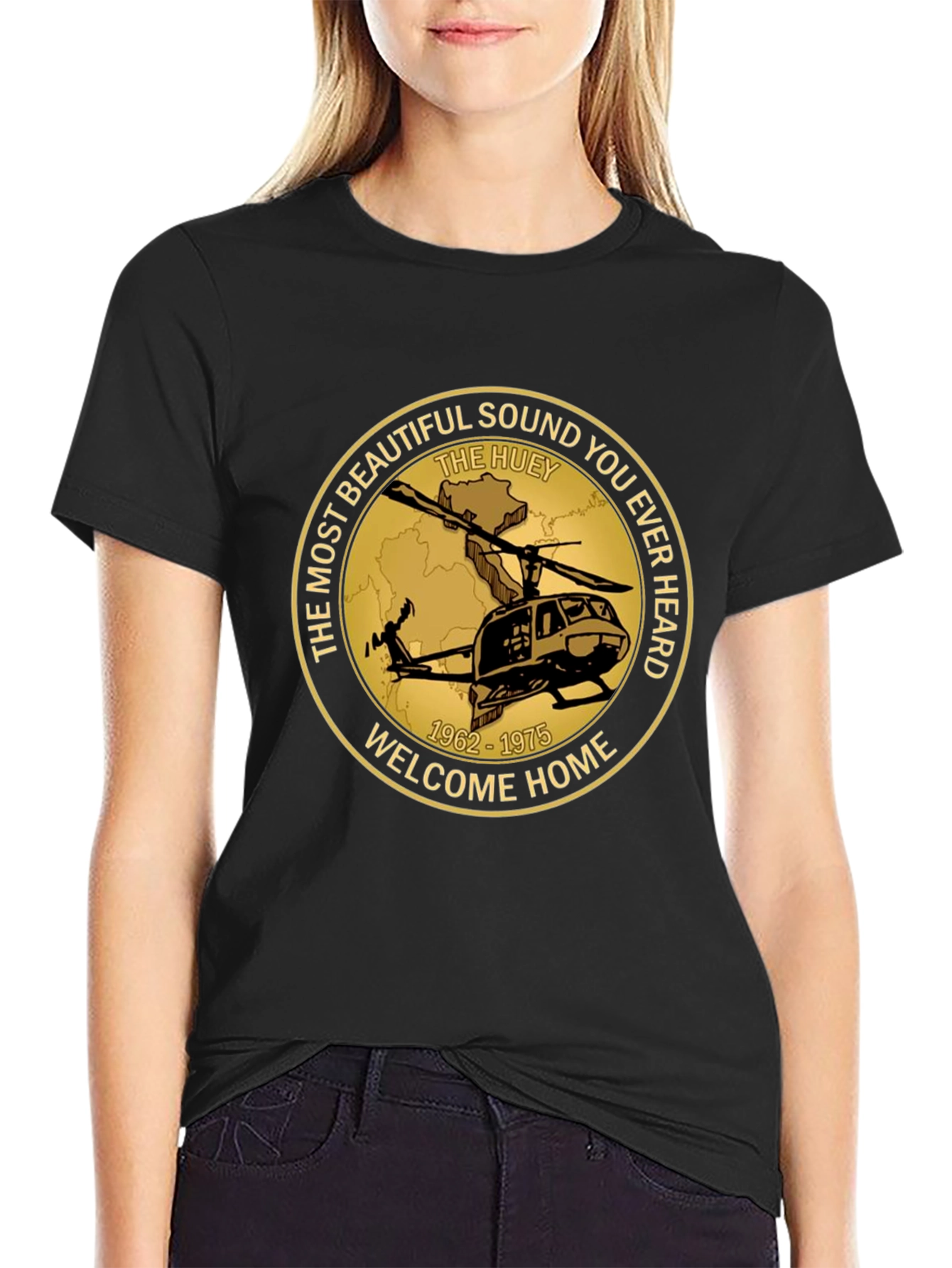 The Huey - Welcome Home Black T-Shirt