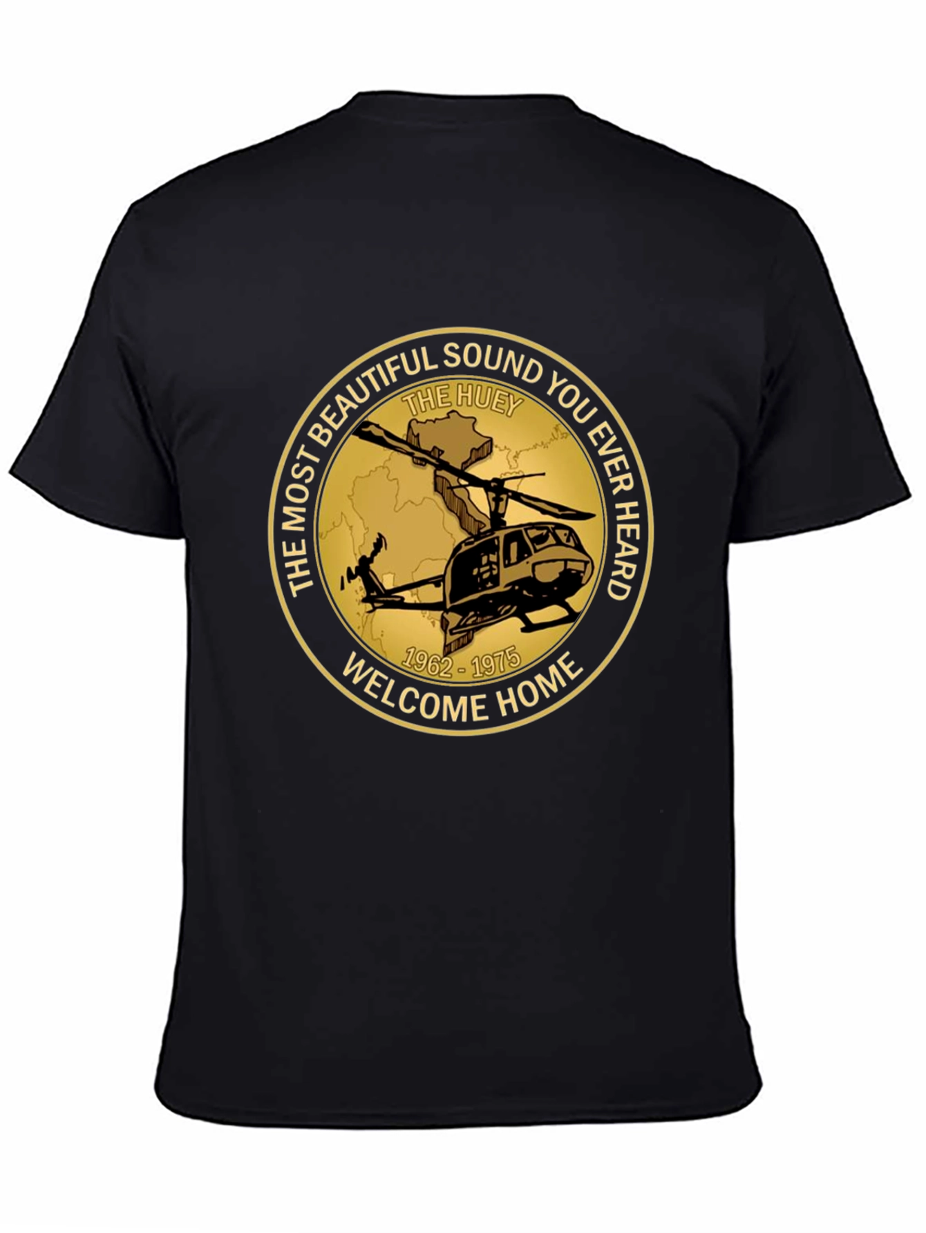 The Huey - Welcome Home Black T-Shirt