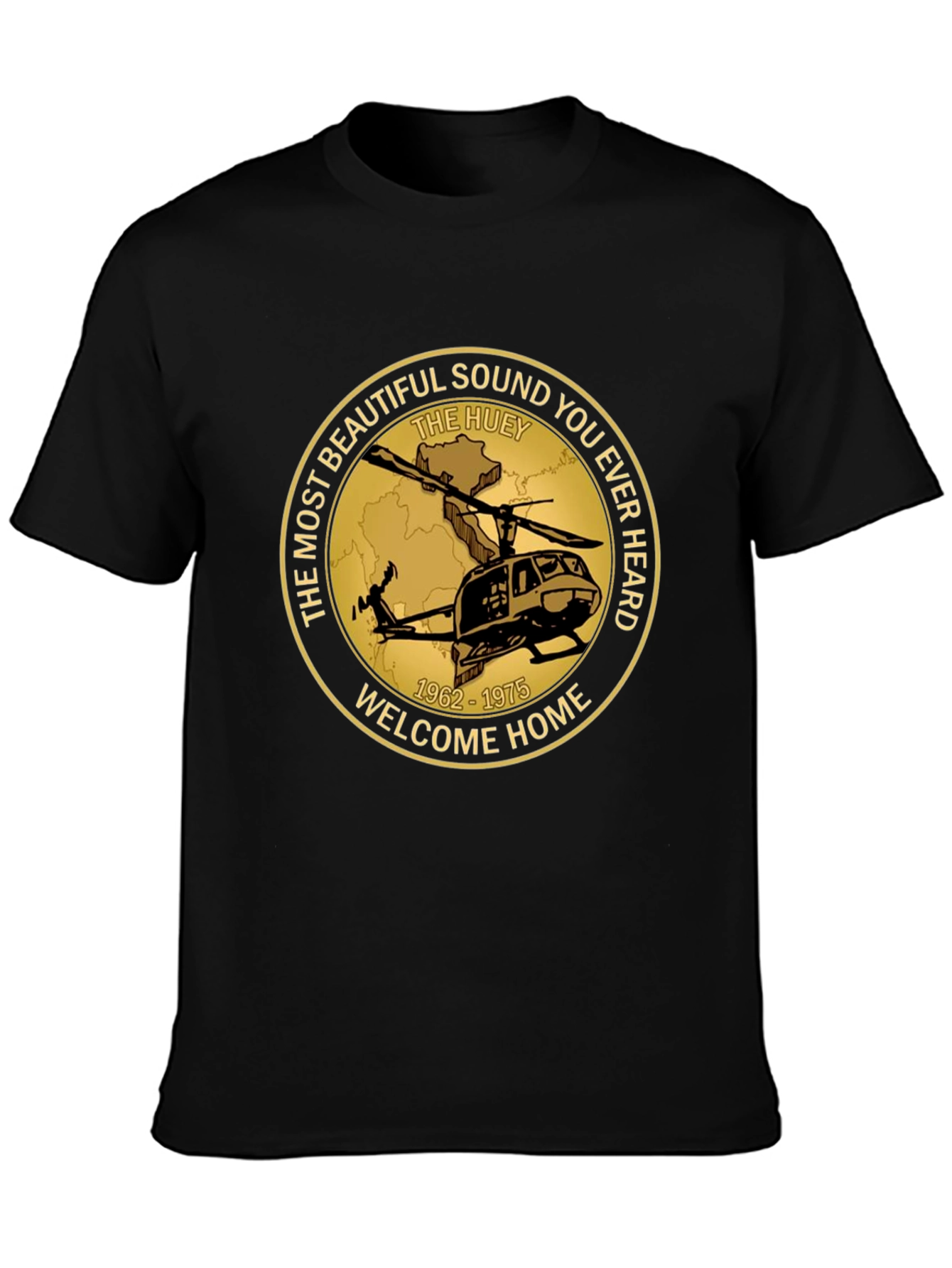The Huey - Welcome Home Black T-Shirt