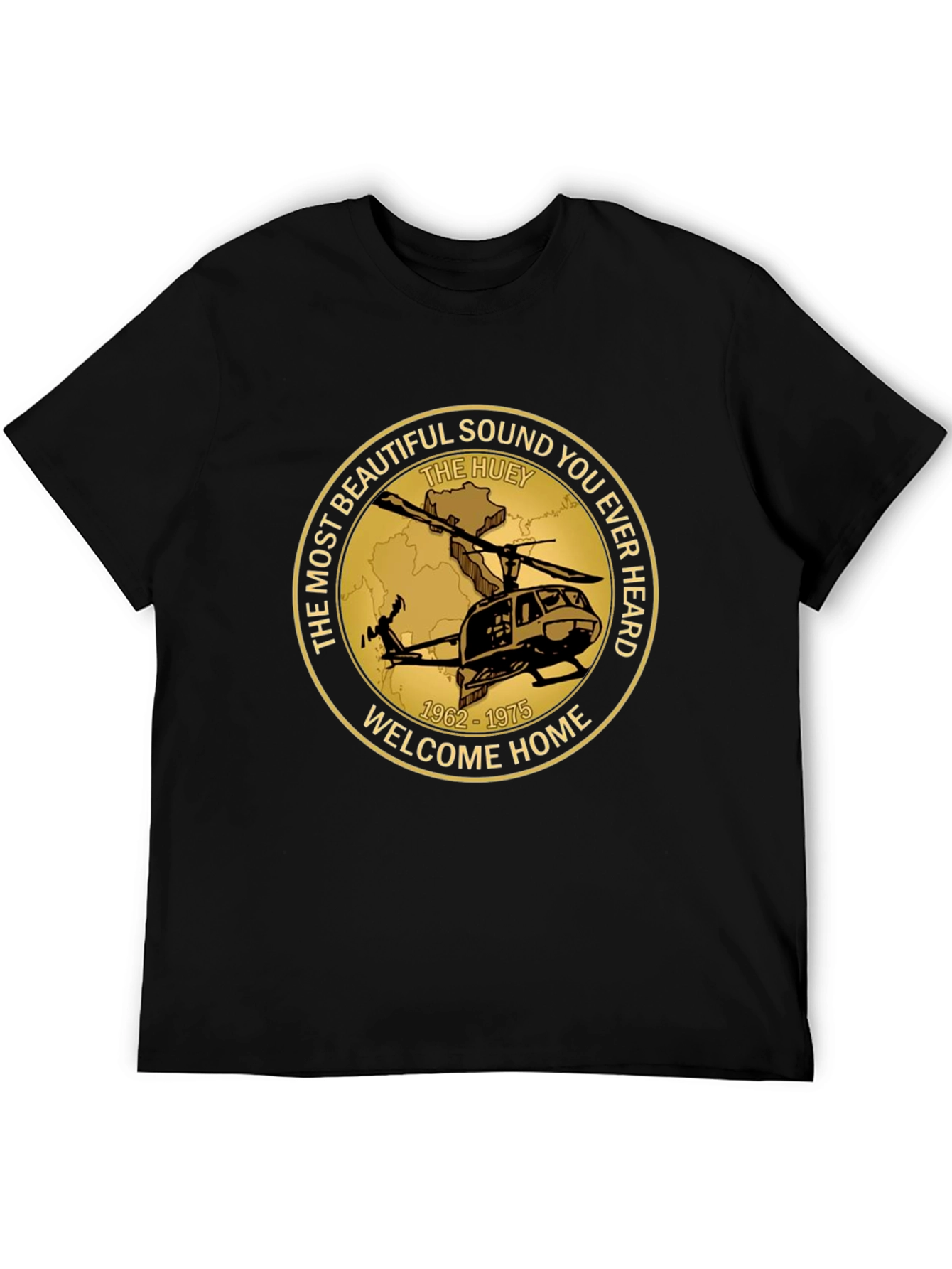 The Huey - Welcome Home Black T-Shirt