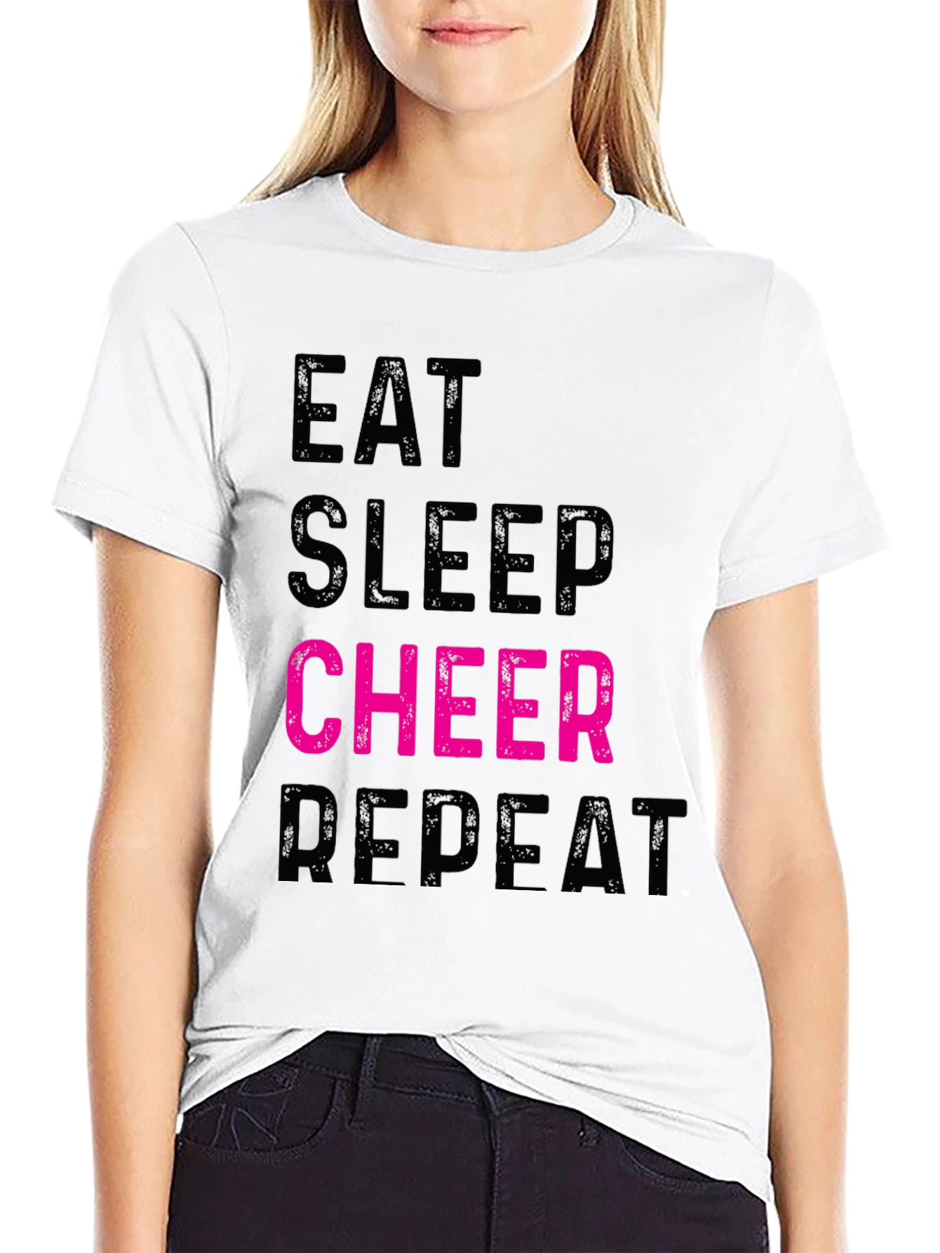 Eat Sleep Cheer Repeat T-Shirt