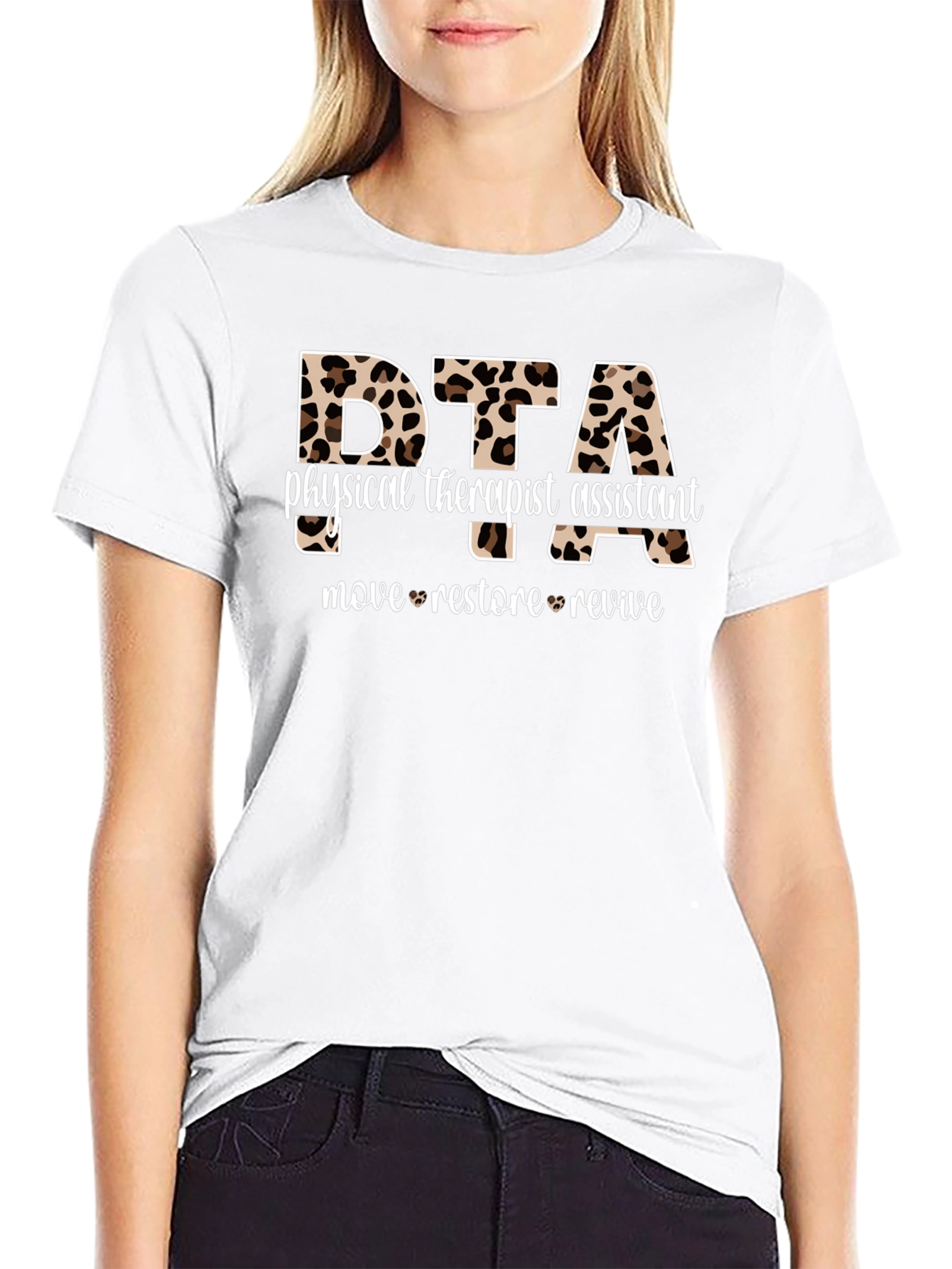 DTA Leopard Print T-Shirt